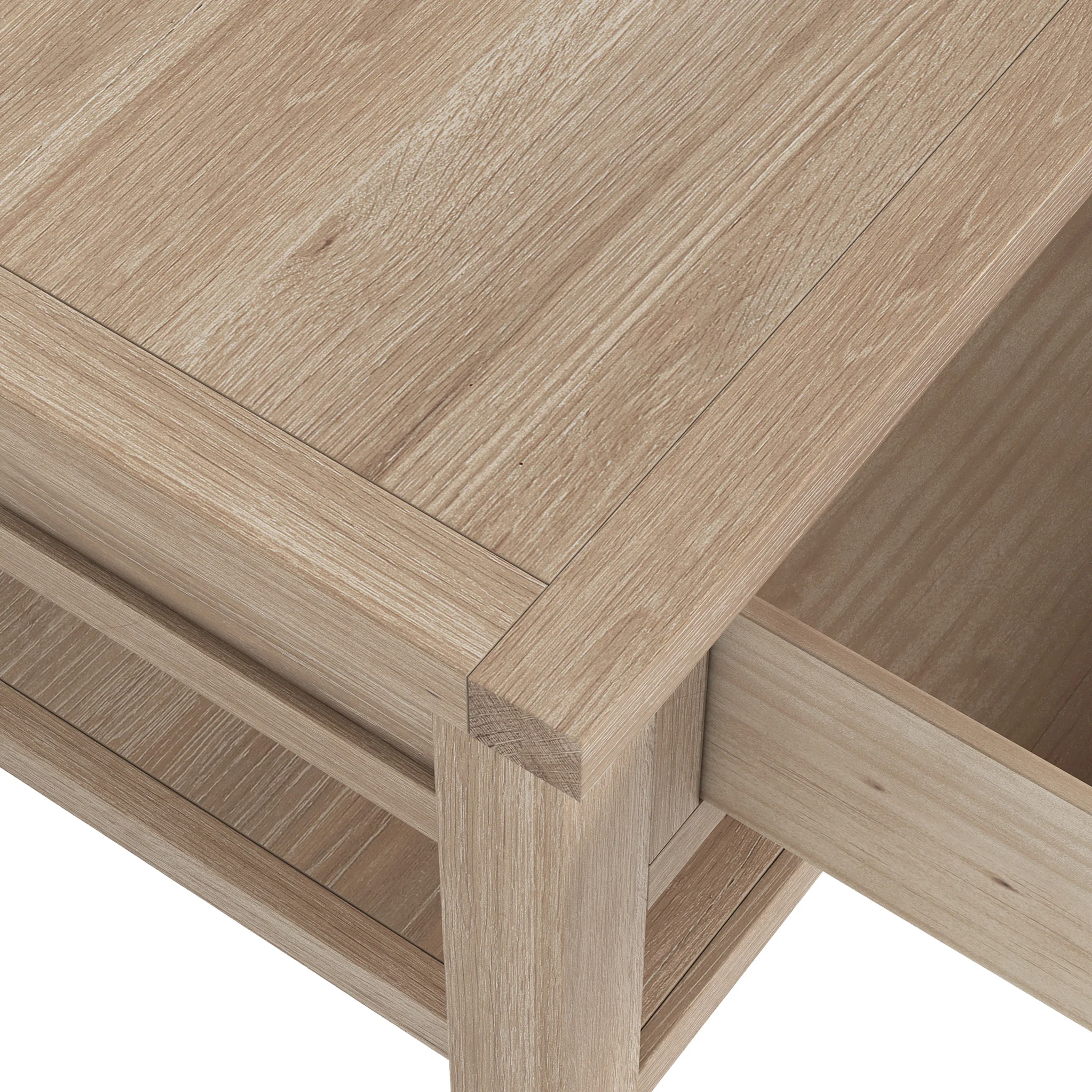 Farro Washed Oak Coffee Table - Image 6