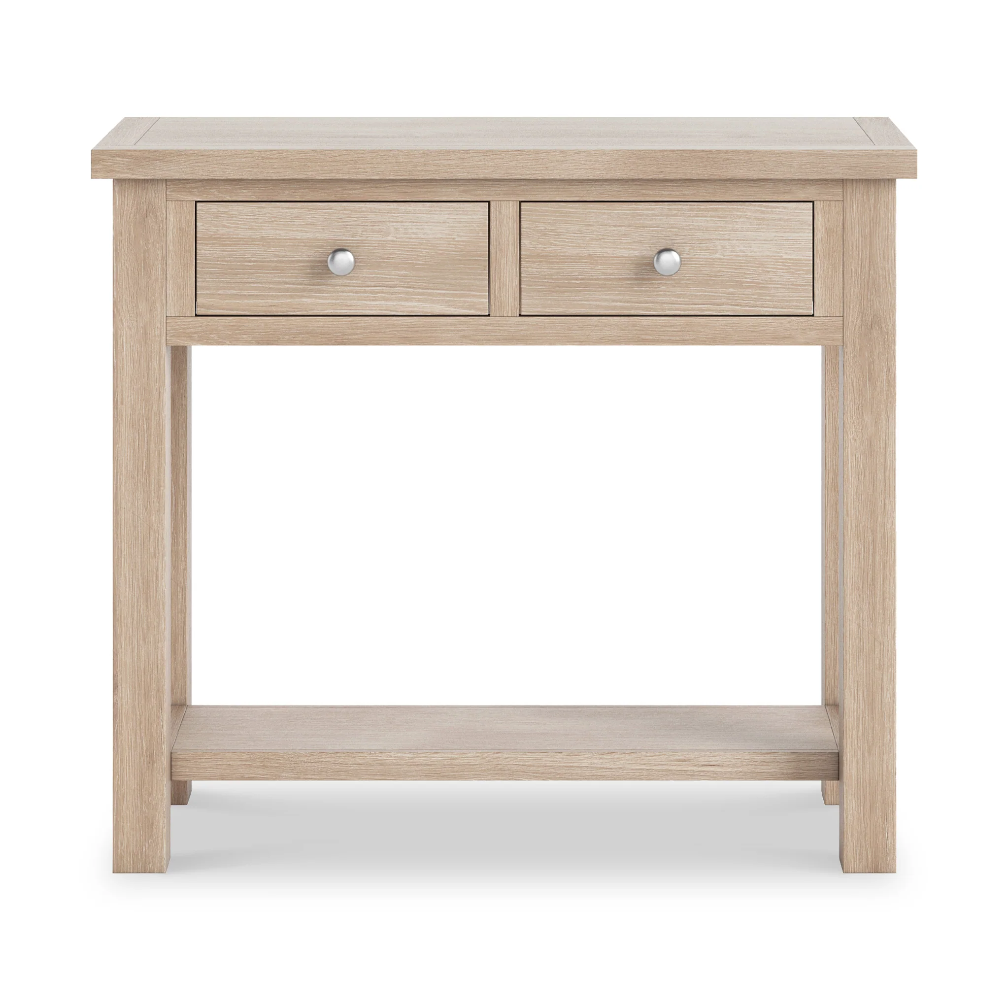 Farro Washed Oak Console Table - Image 3
