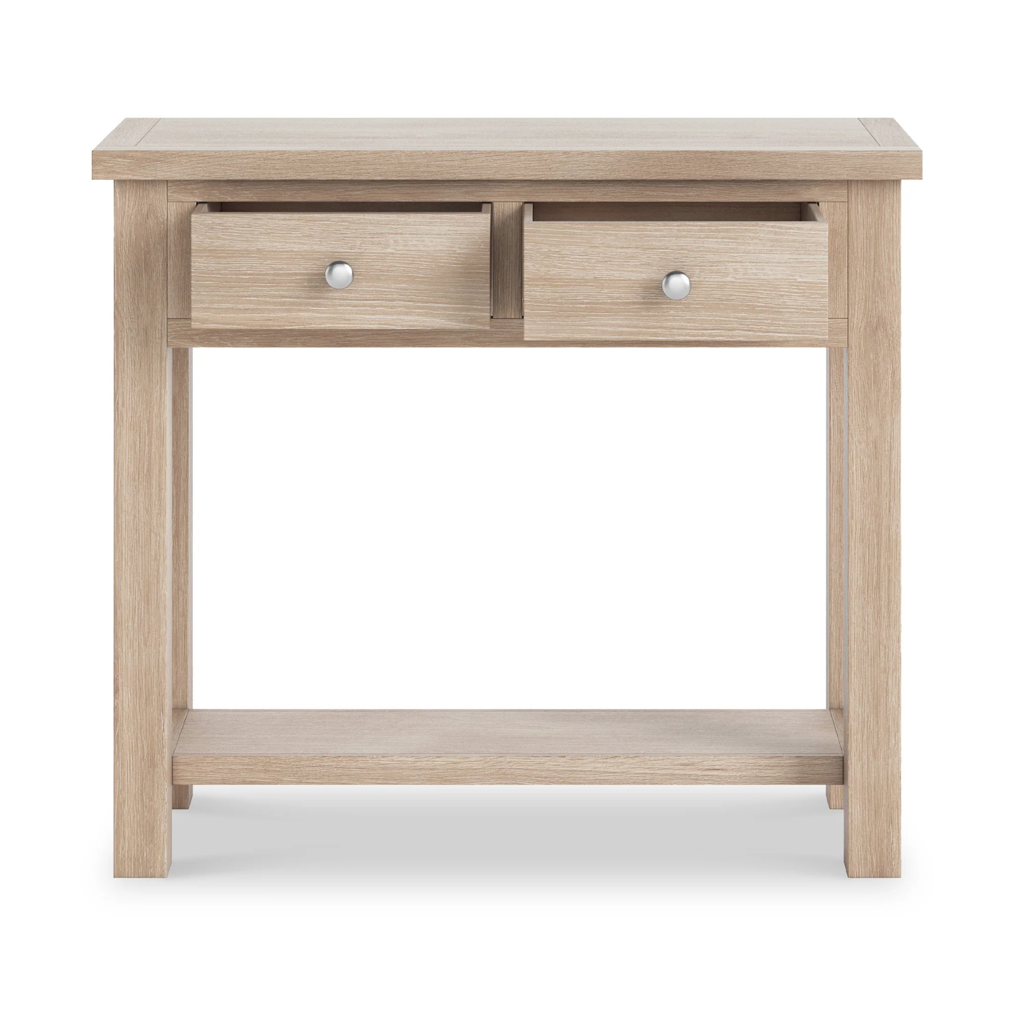 Farro Washed Oak Console Table - Image 8