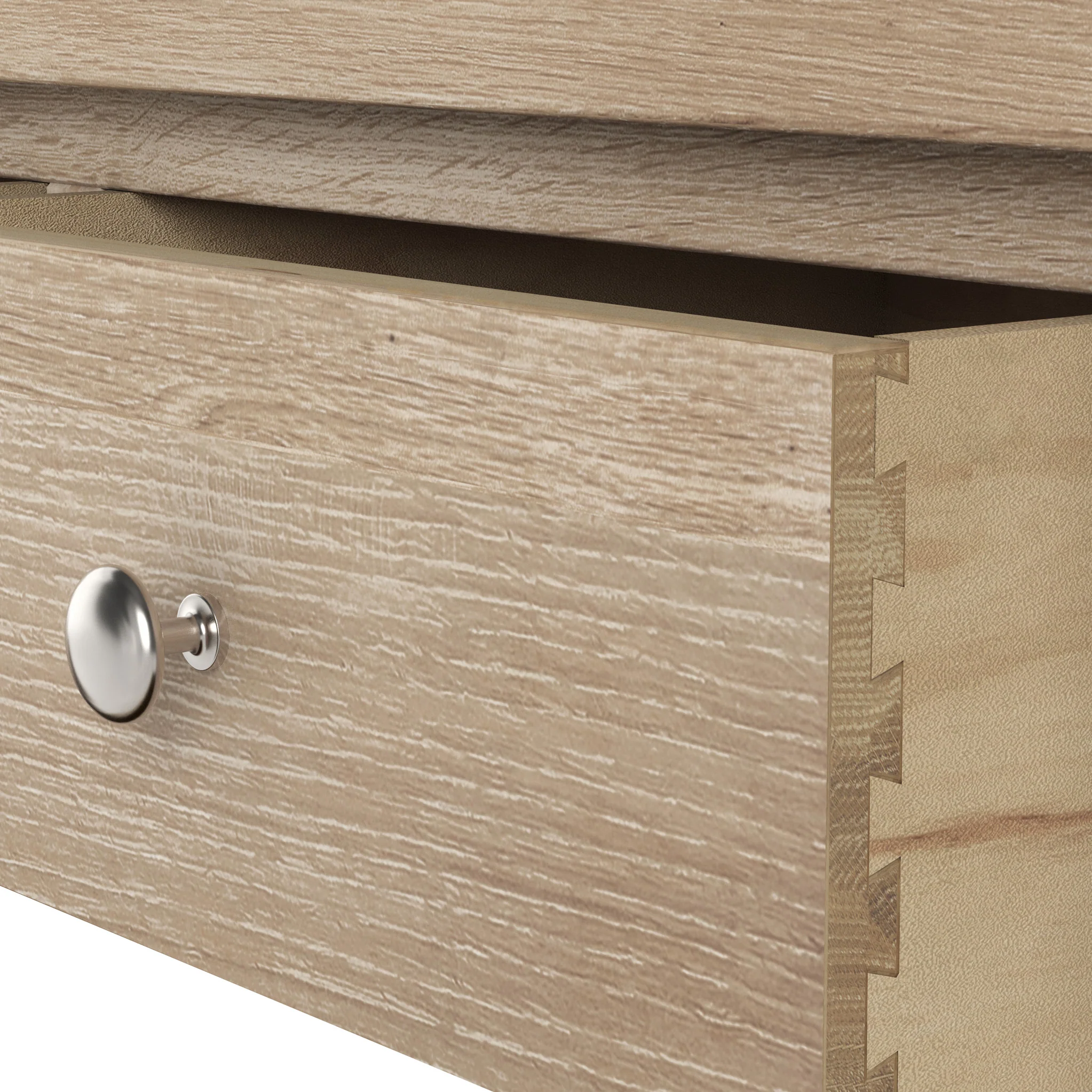 Farro Washed Oak Double Wardrobe with Drawers - Image 7