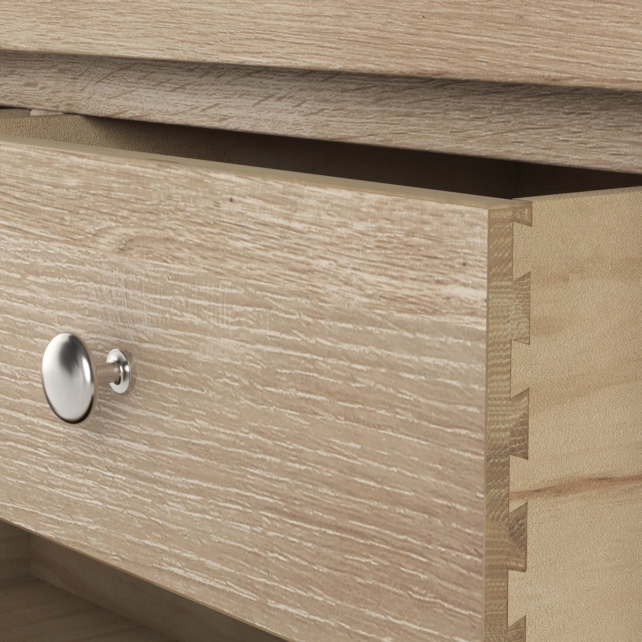 Farro Washed Oak Large Sideboard - Image 7