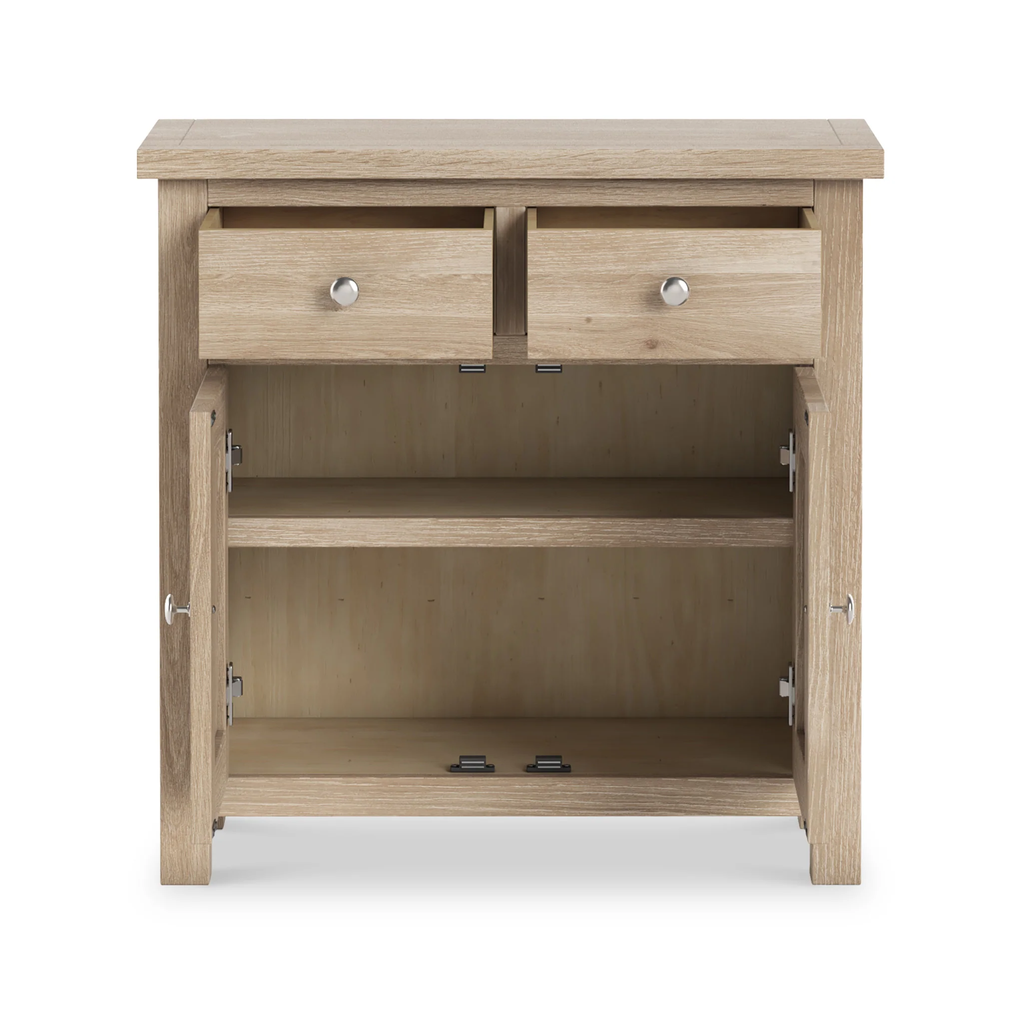 Farro Washed Oak Mini Sideboard - Image 3