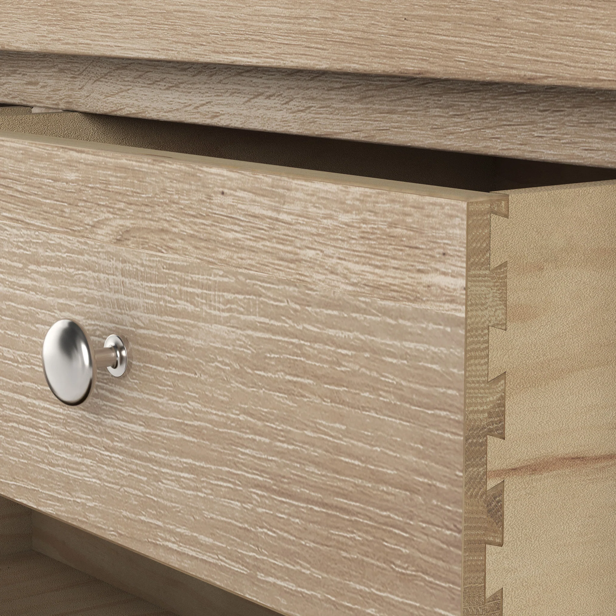 Farro Washed Oak Mini Sideboard - Image 6