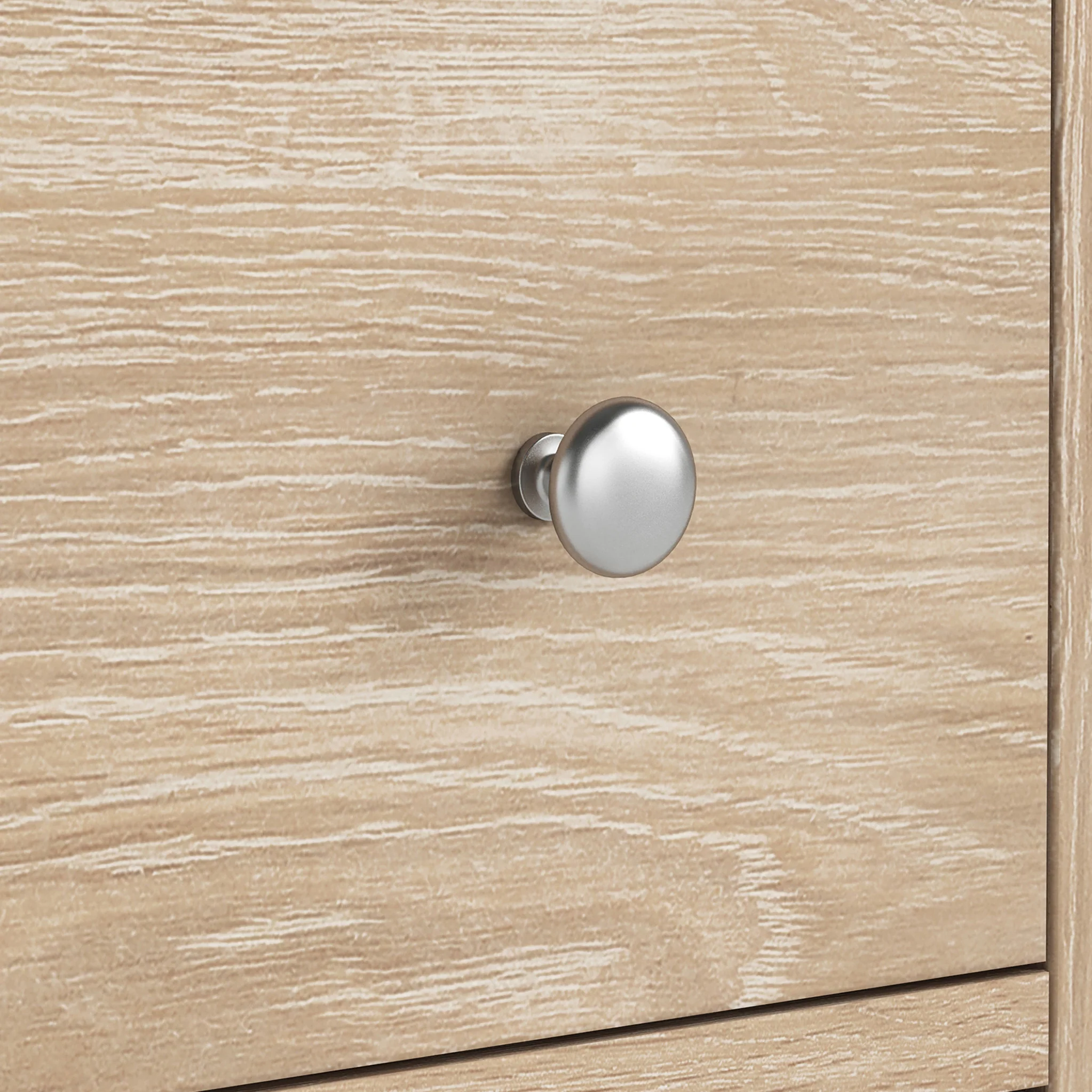 Farro Washed Oak Slim Bedside Table - Image 7