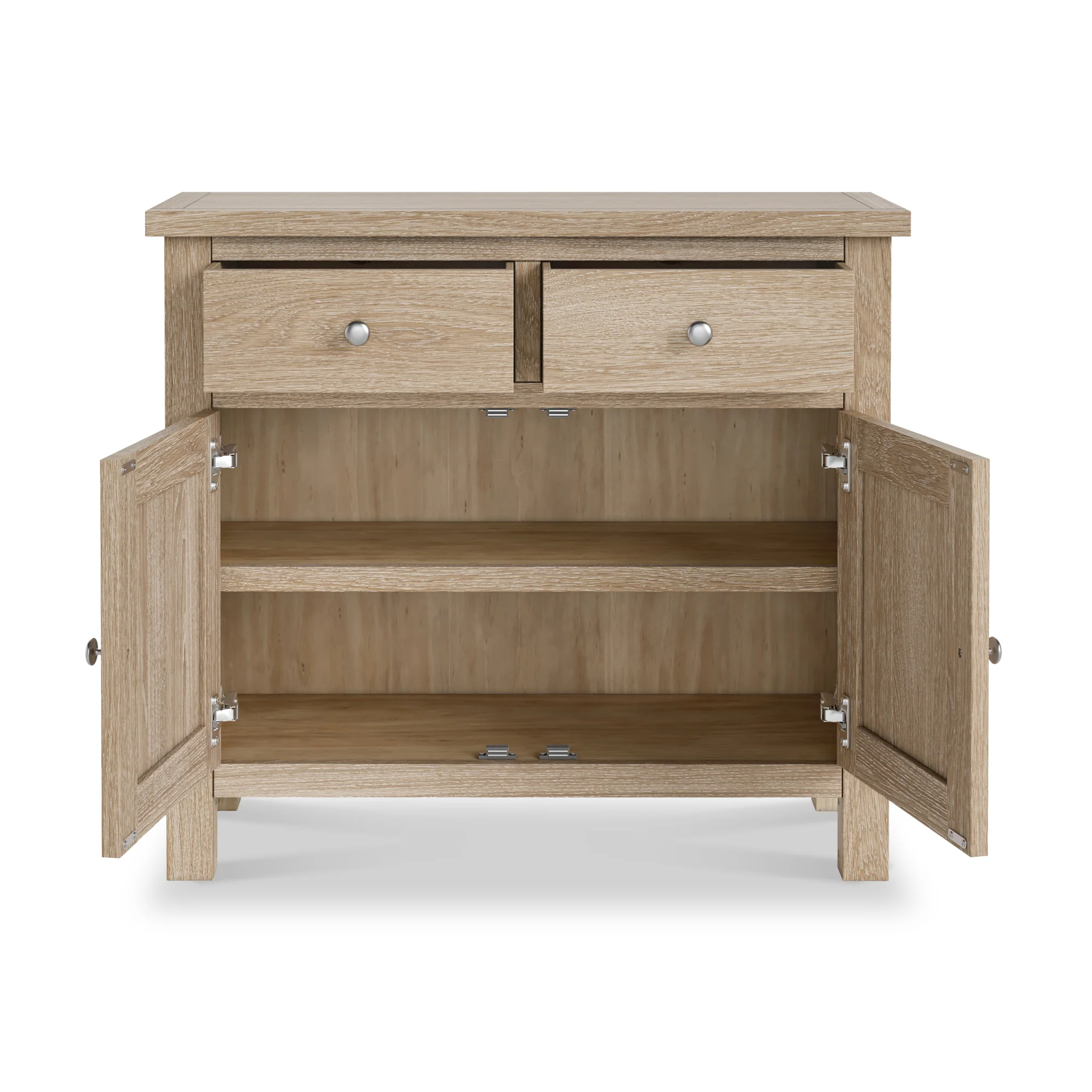 Farro Washed Oak Small Sideboard - Image 5