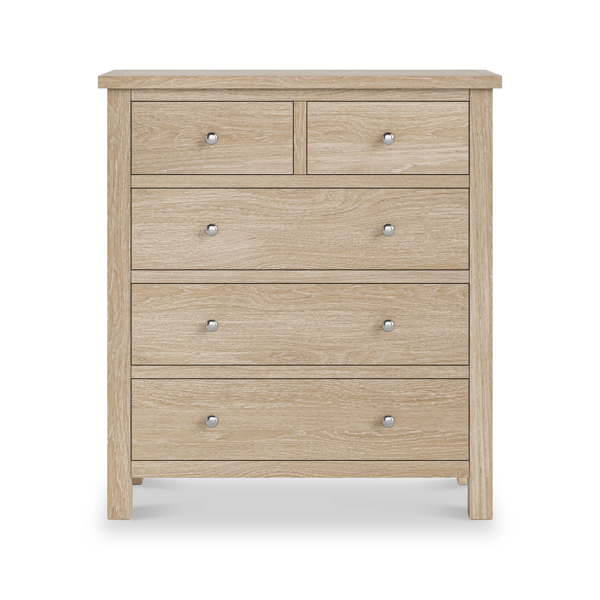 Farro Washed Oak XL 2 Over 3 Chest of Drawers - Image 3