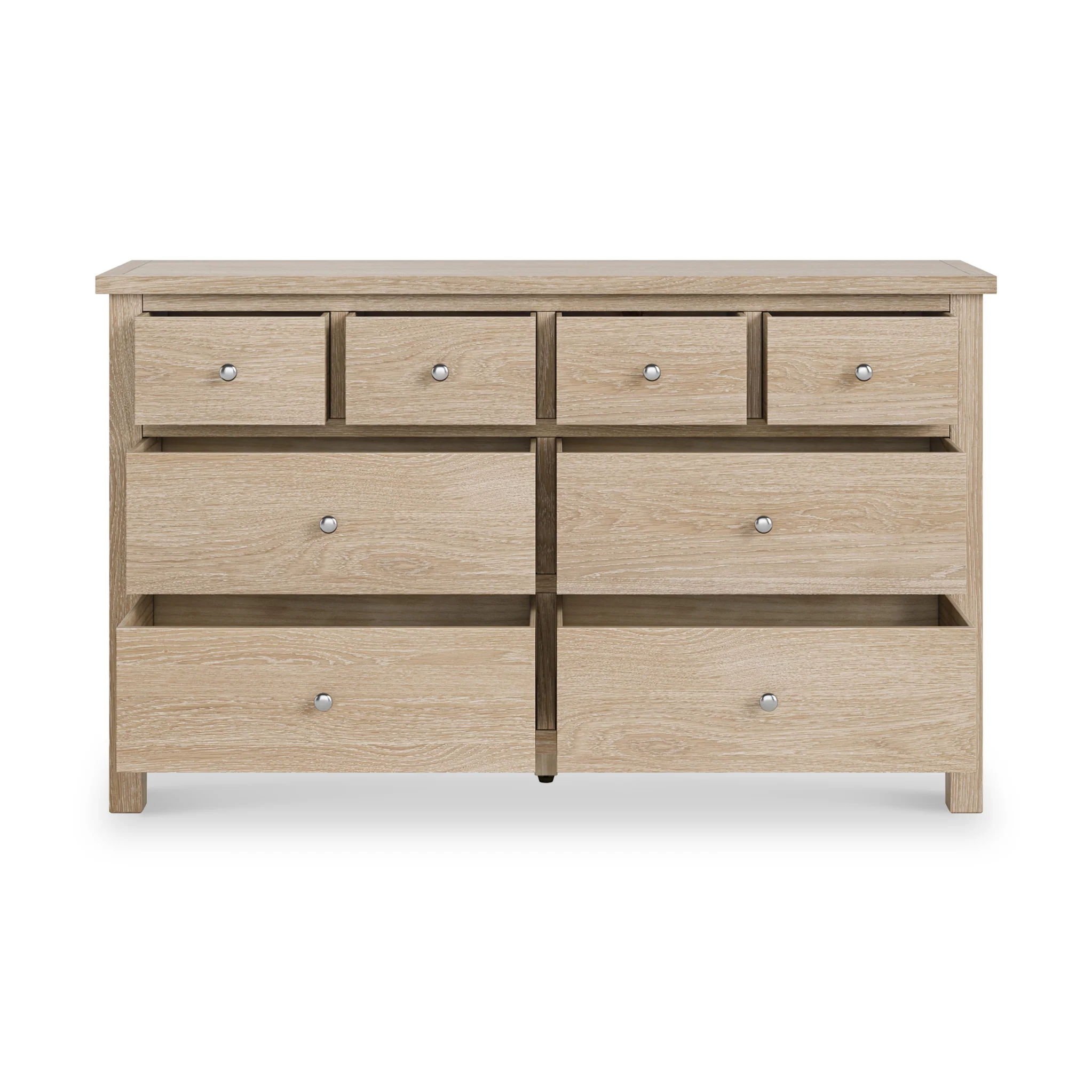 Farro Washed Oak XL 8 Drawer Chest - Image 5
