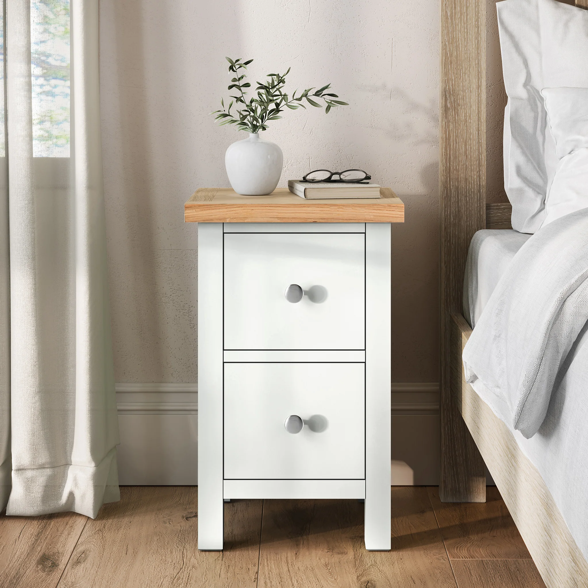 Farro Slim Bedside Table - Image 2