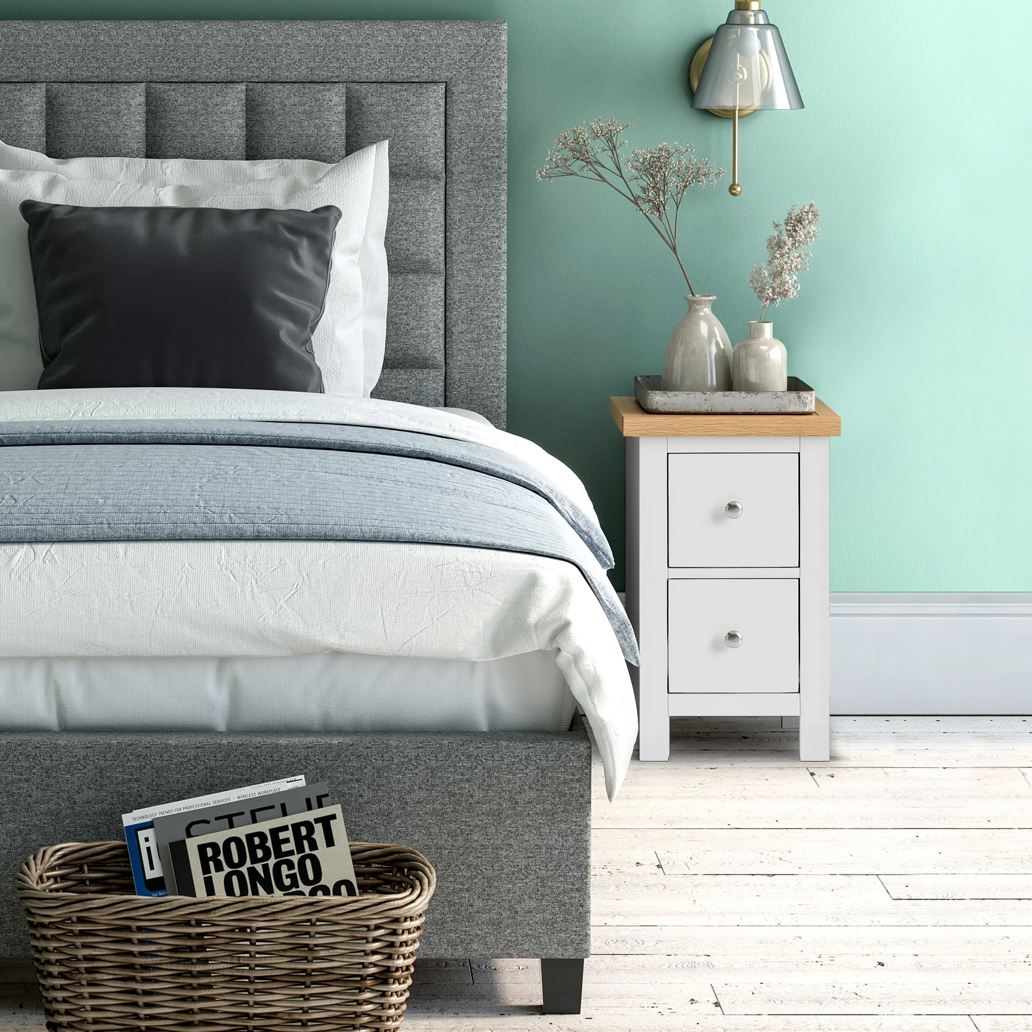Farro Slim Bedside Table - Image 3