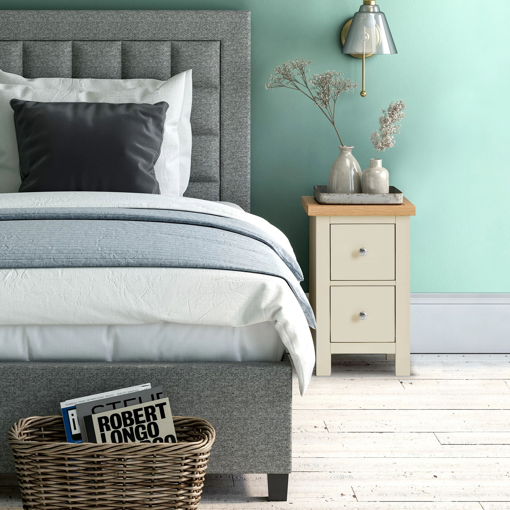 Farro Slim Bedside Table - Image 31