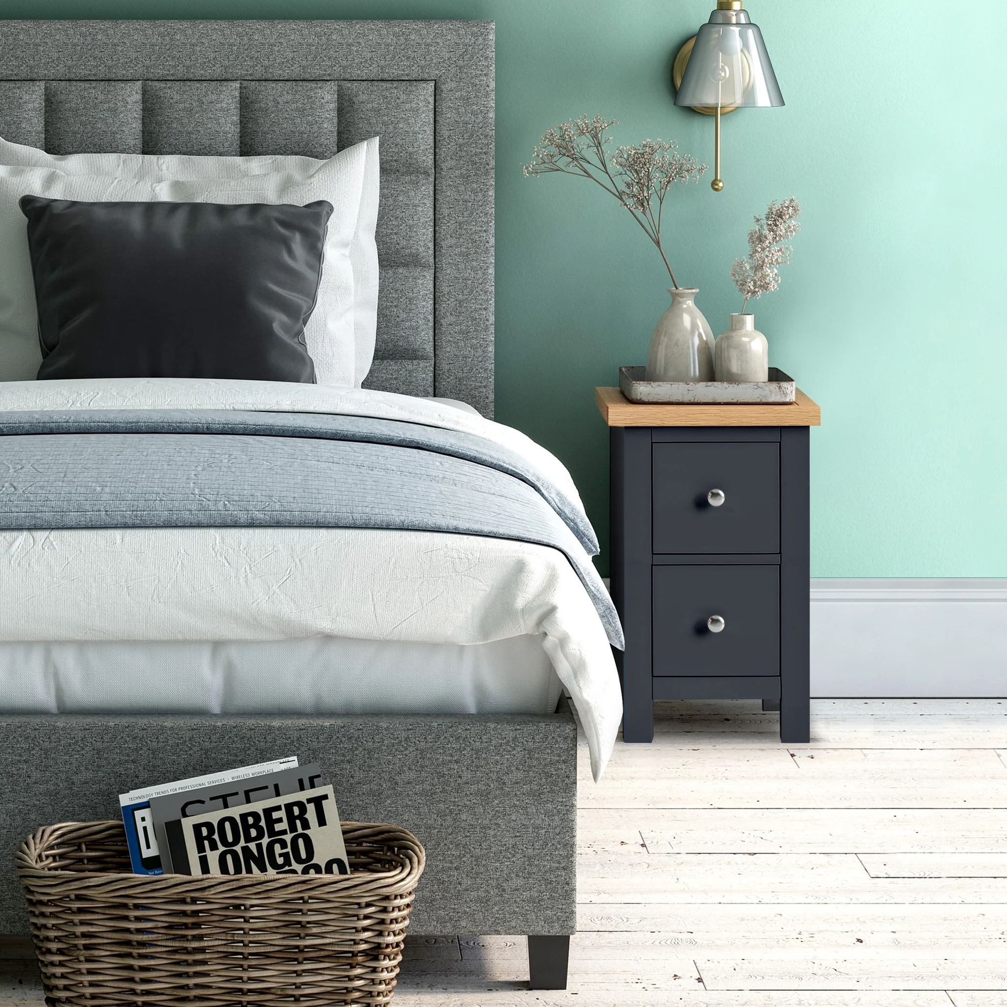 Farro Slim Bedside Table - Image 50