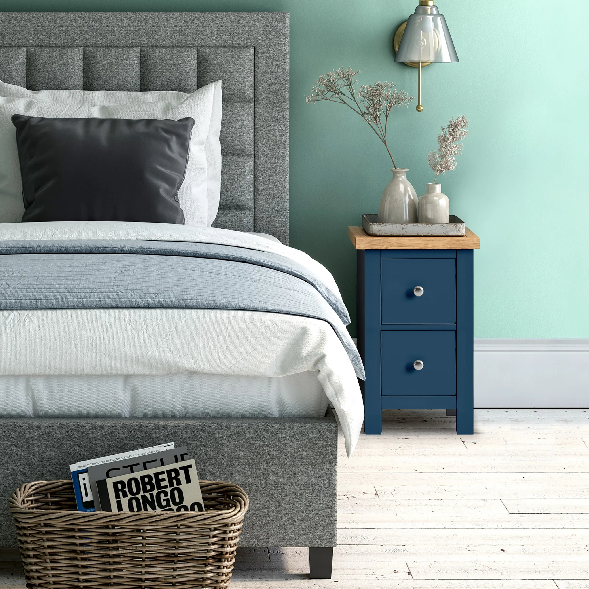 Farro Slim Bedside Table - Image 57