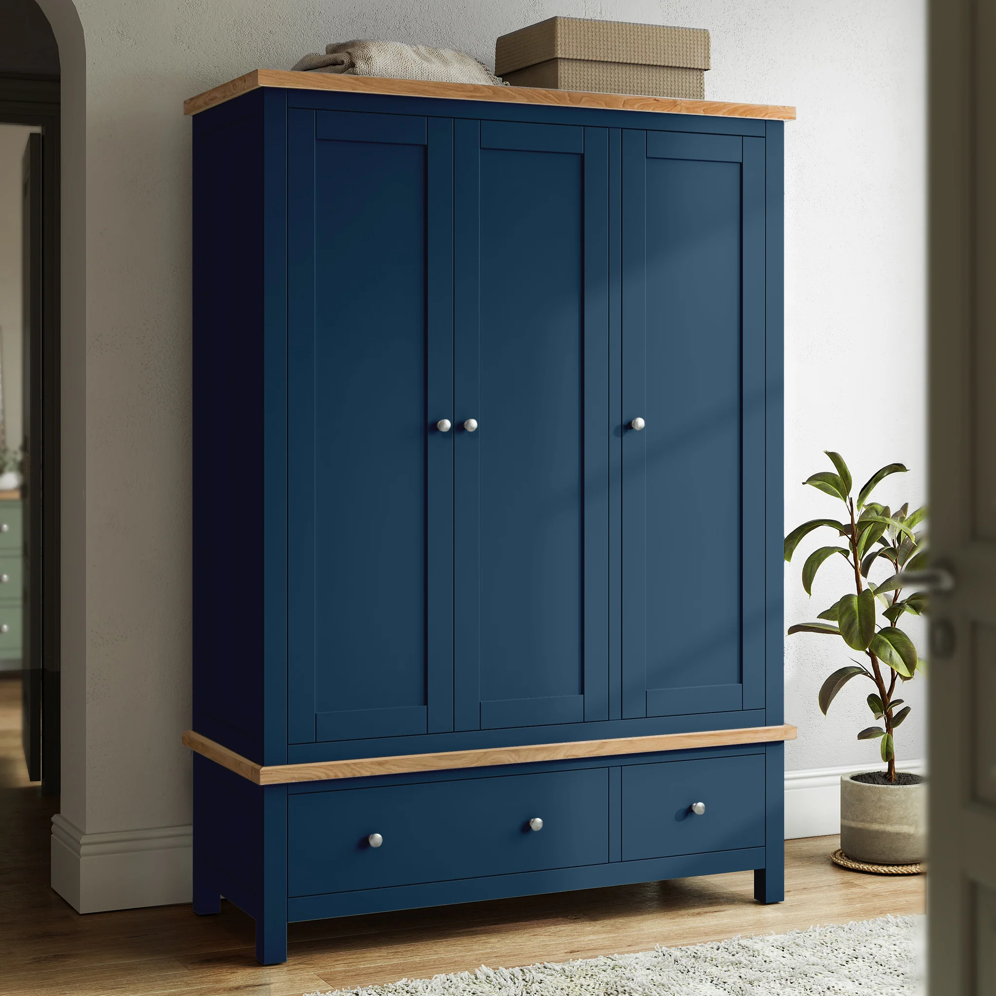 Farro Triple Wardrobe with Drawers - Image 44