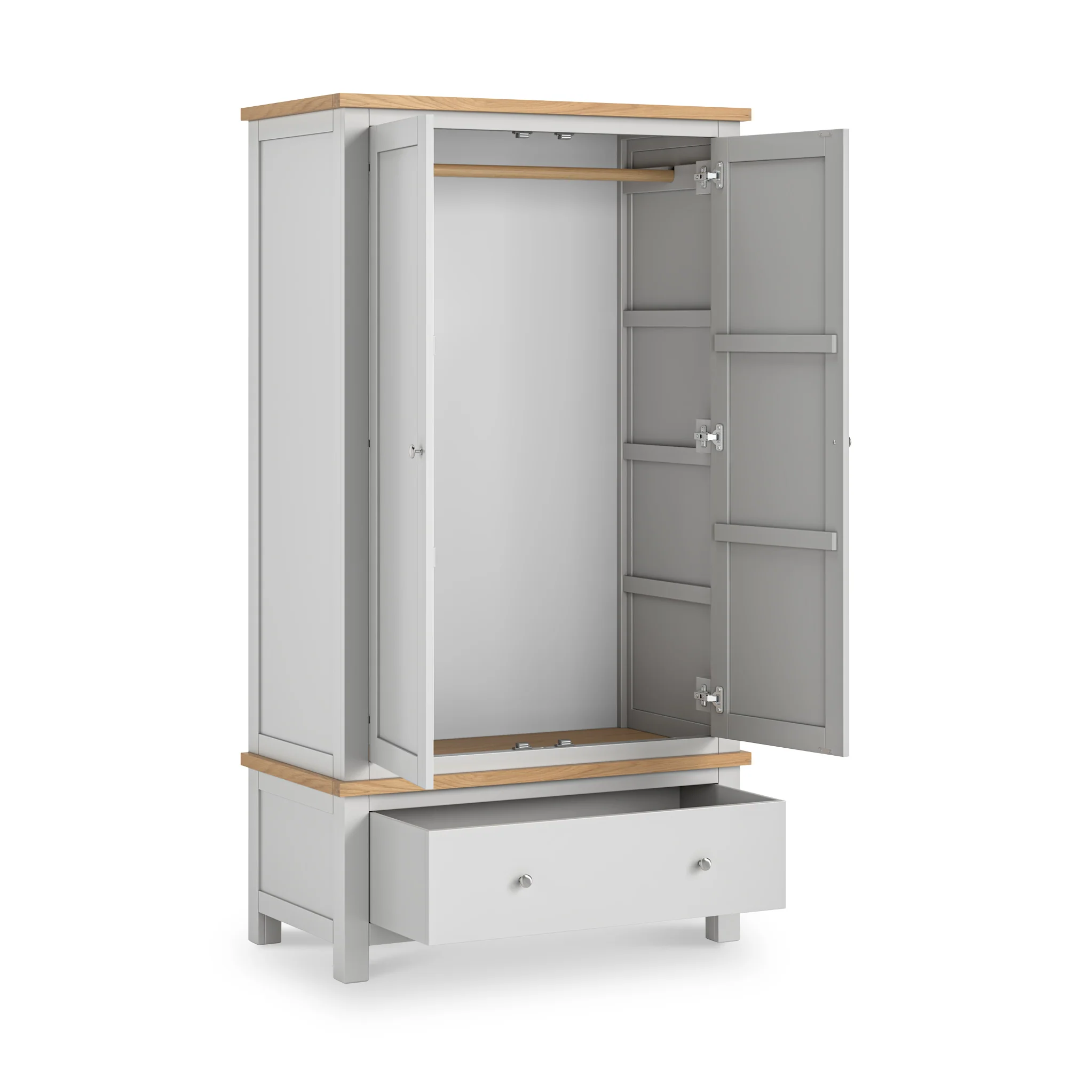 Farro XL Double Wardrobe with Drawer - Image 11