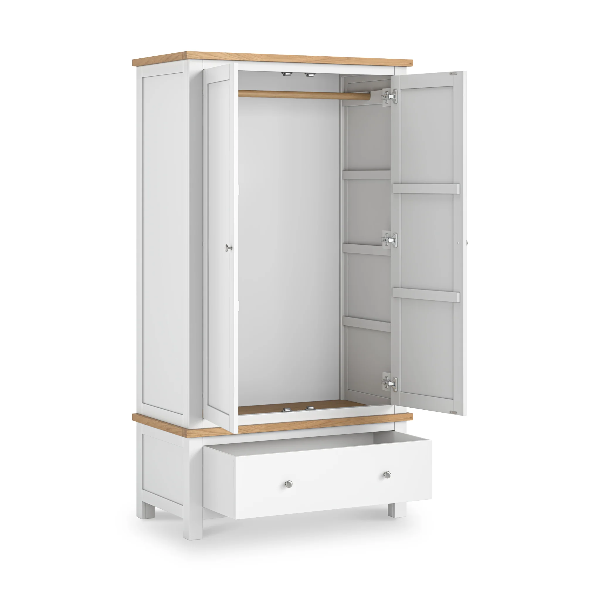 Farro XL Double Wardrobe with Drawer - Image 4
