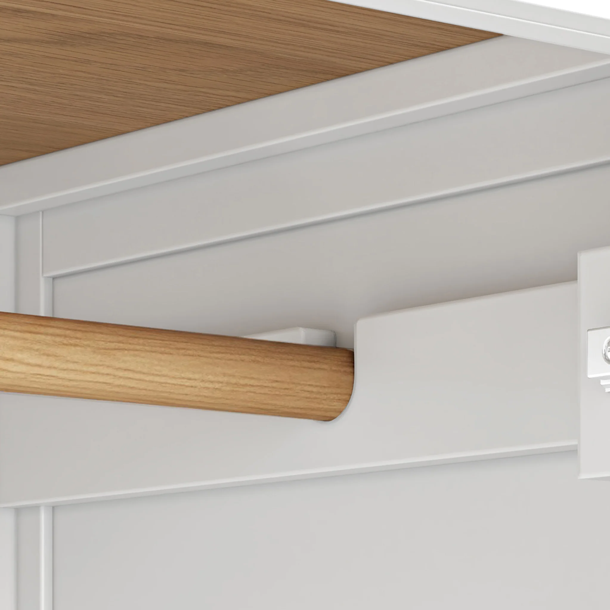 Farro Double Wardrobe with Drawers - Image 9