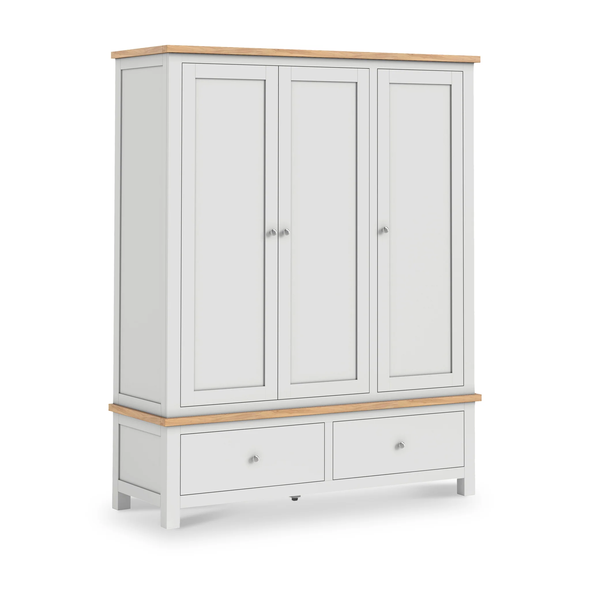 Farro XL Triple Wardrobe with 2 Drawers - Image 9