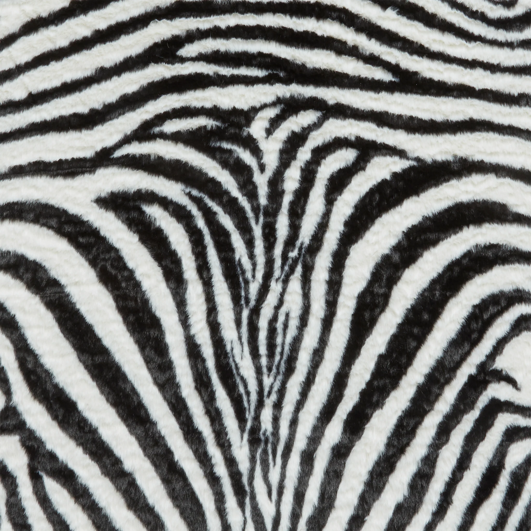 Faux Fur Zebra Print Rug - Image 6