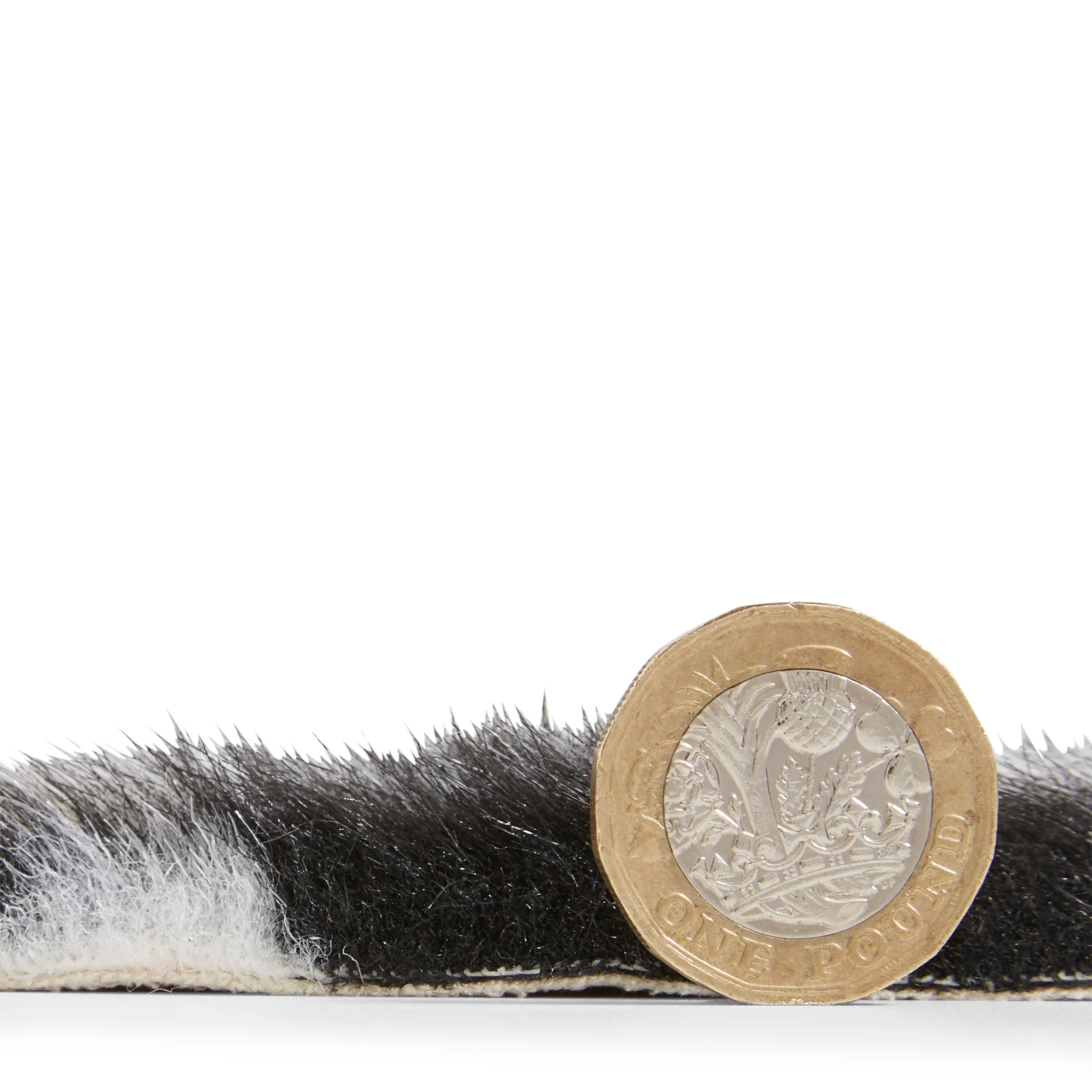 Faux Fur Zebra Print Rug - Image 9