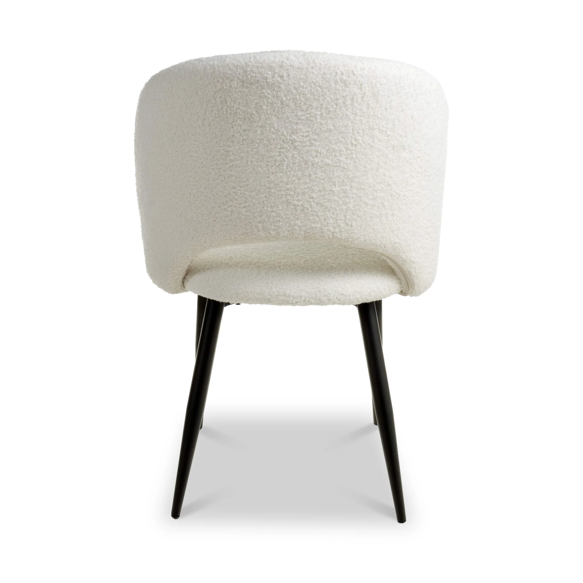 Fenan White Boucle Dining Chair - Image 6
