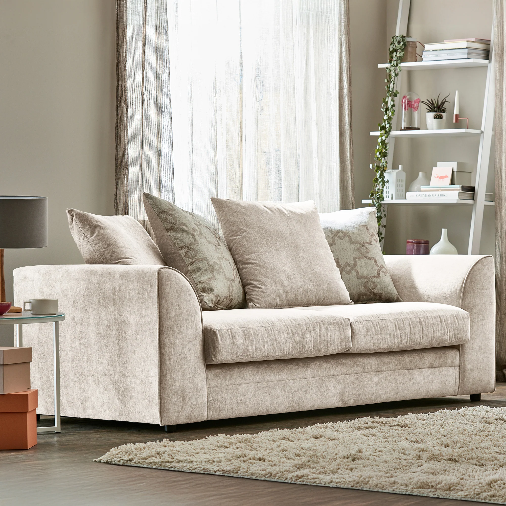 Fernley Chenille 3 Seater Sofa - Image 15