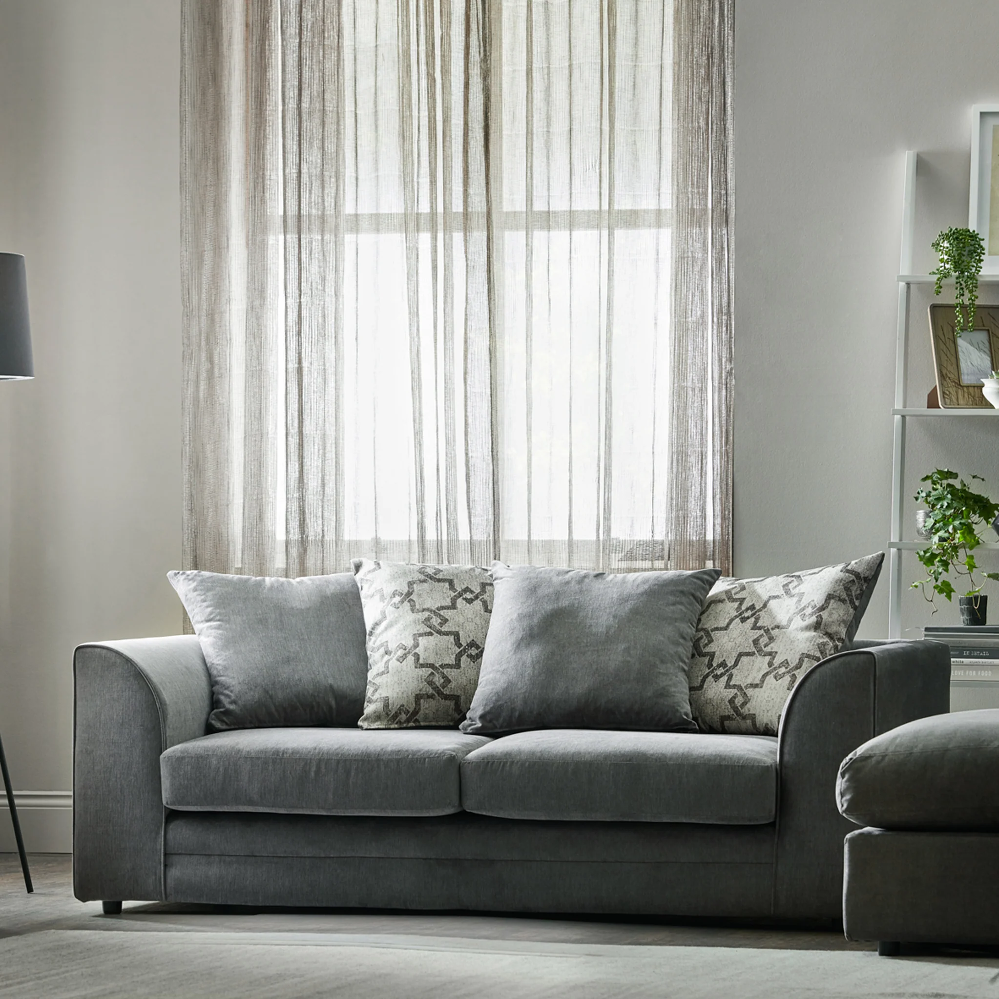 Fernley Chenille 3 Seater Sofa - Image 2