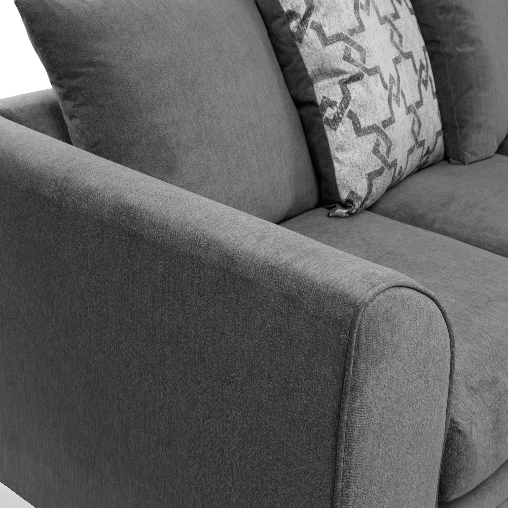Fernley Chenille 3 Seater Sofa - Image 7