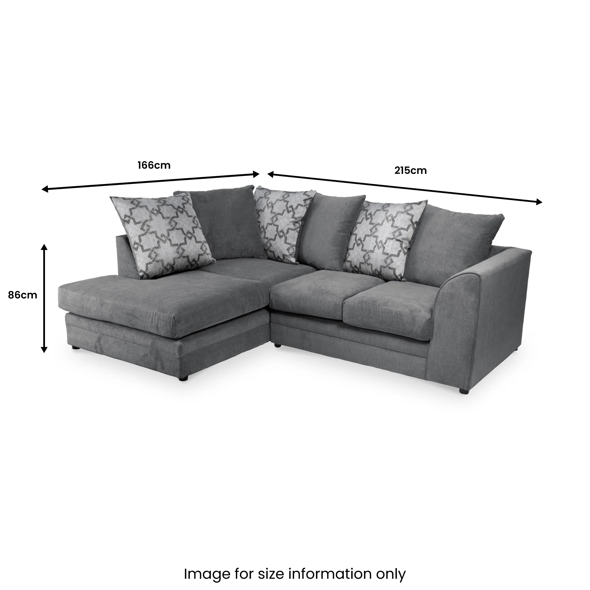 Fernley Chenille Corner Sofa - Image 19