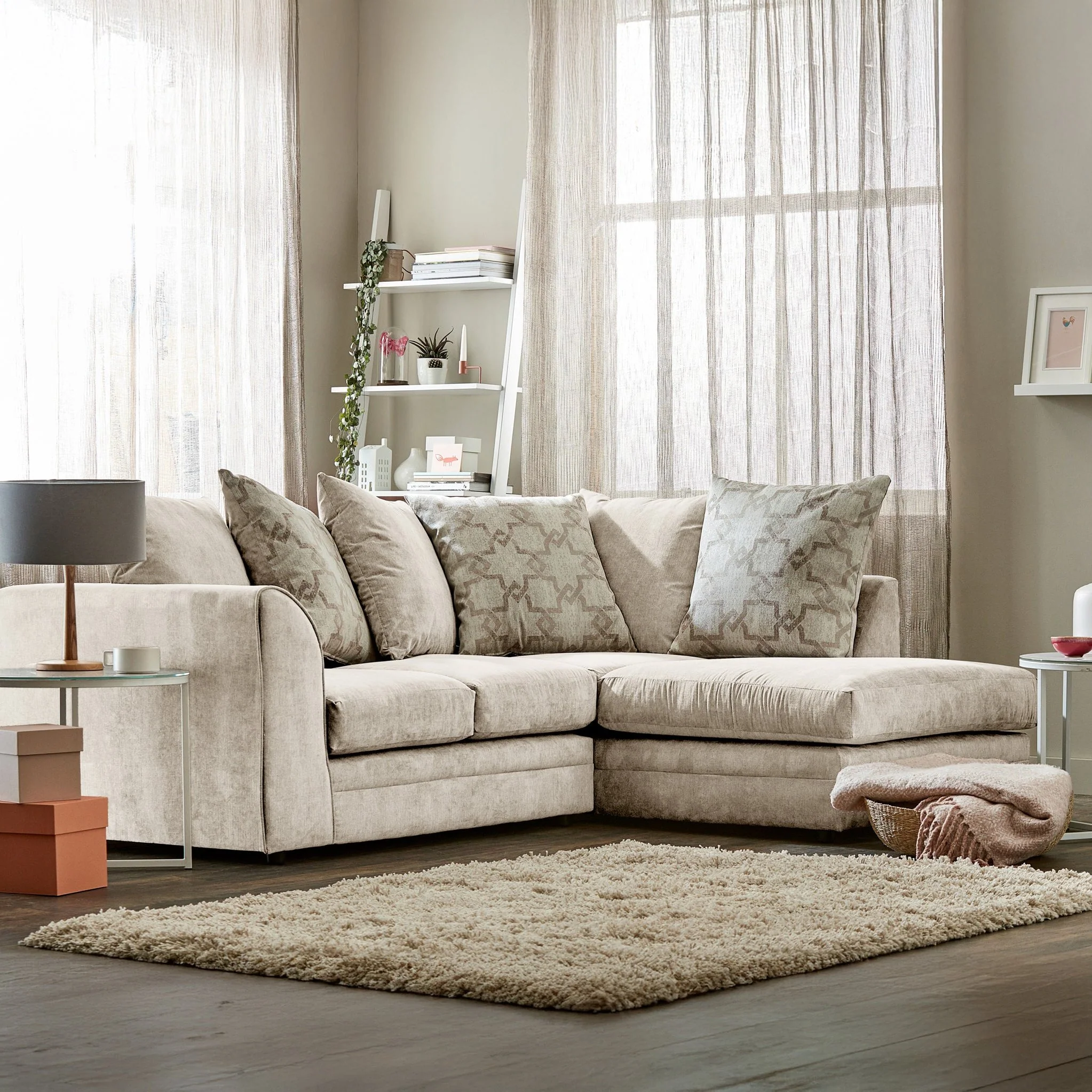 Fernley Chenille Corner Sofa - Image 21