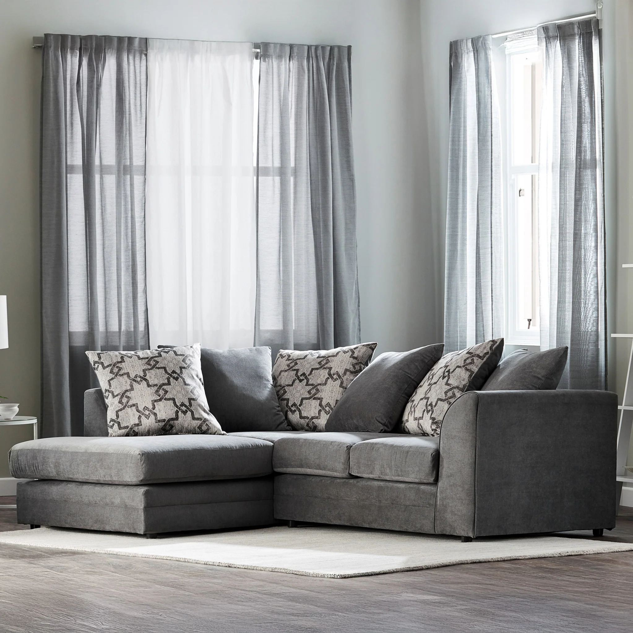Fernley Chenille Corner Sofa - Image 7
