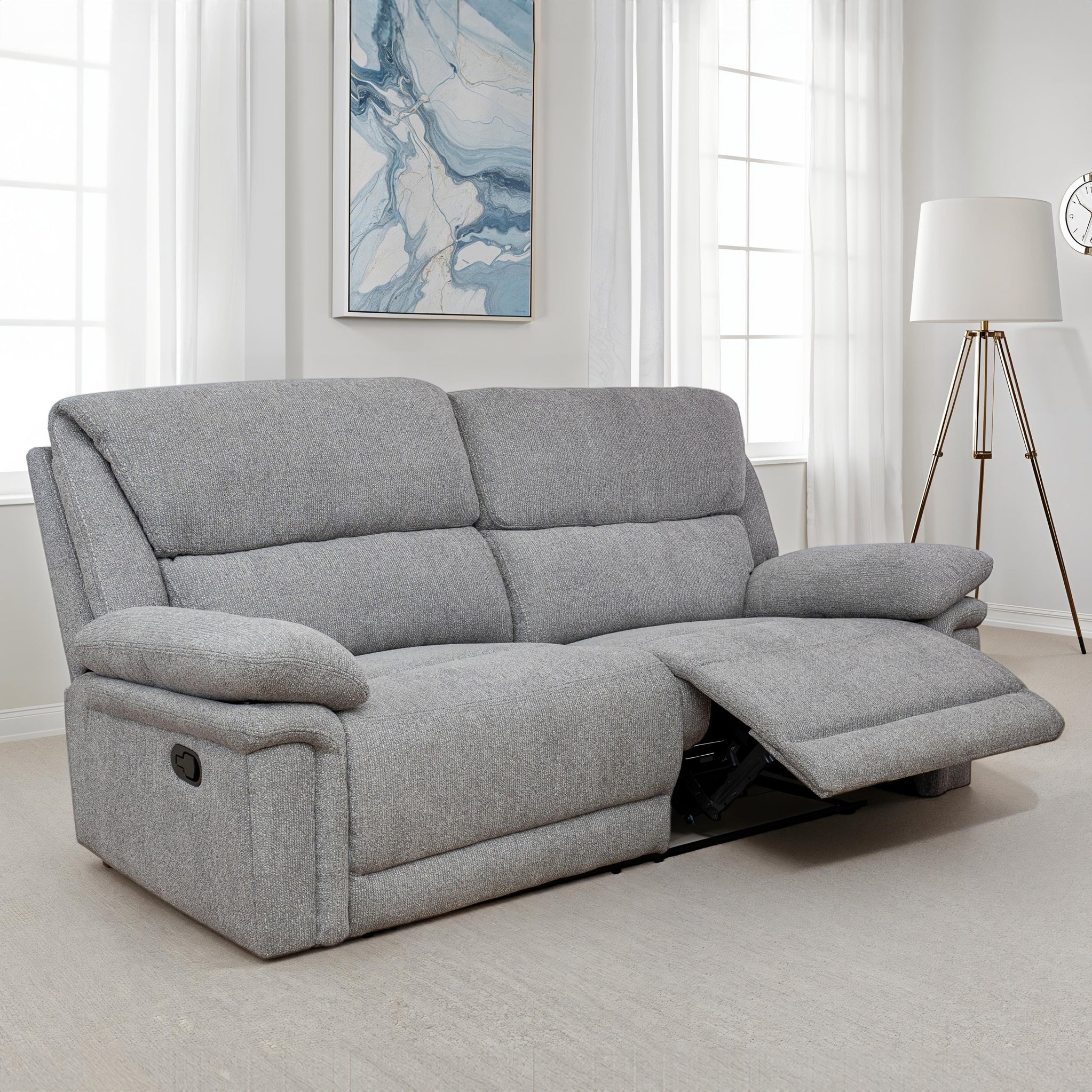 Fernsby 3 Seater Manual Recliner - Image 2