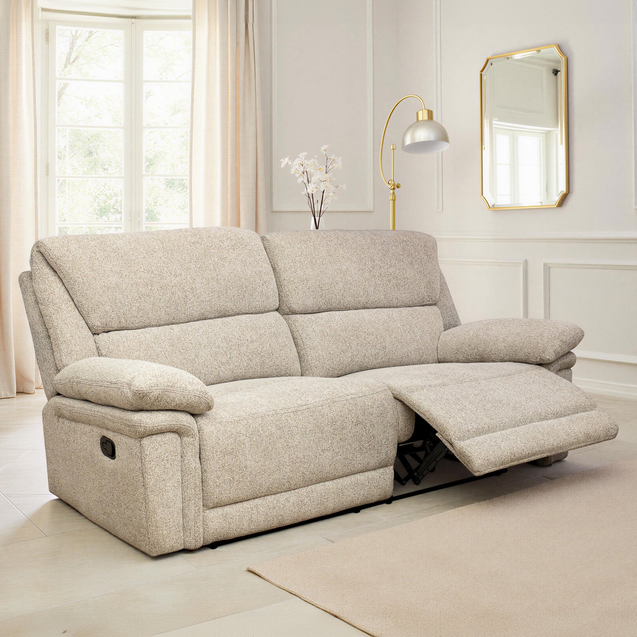 Fernsby 3 Seater Manual Recliner - Image 6