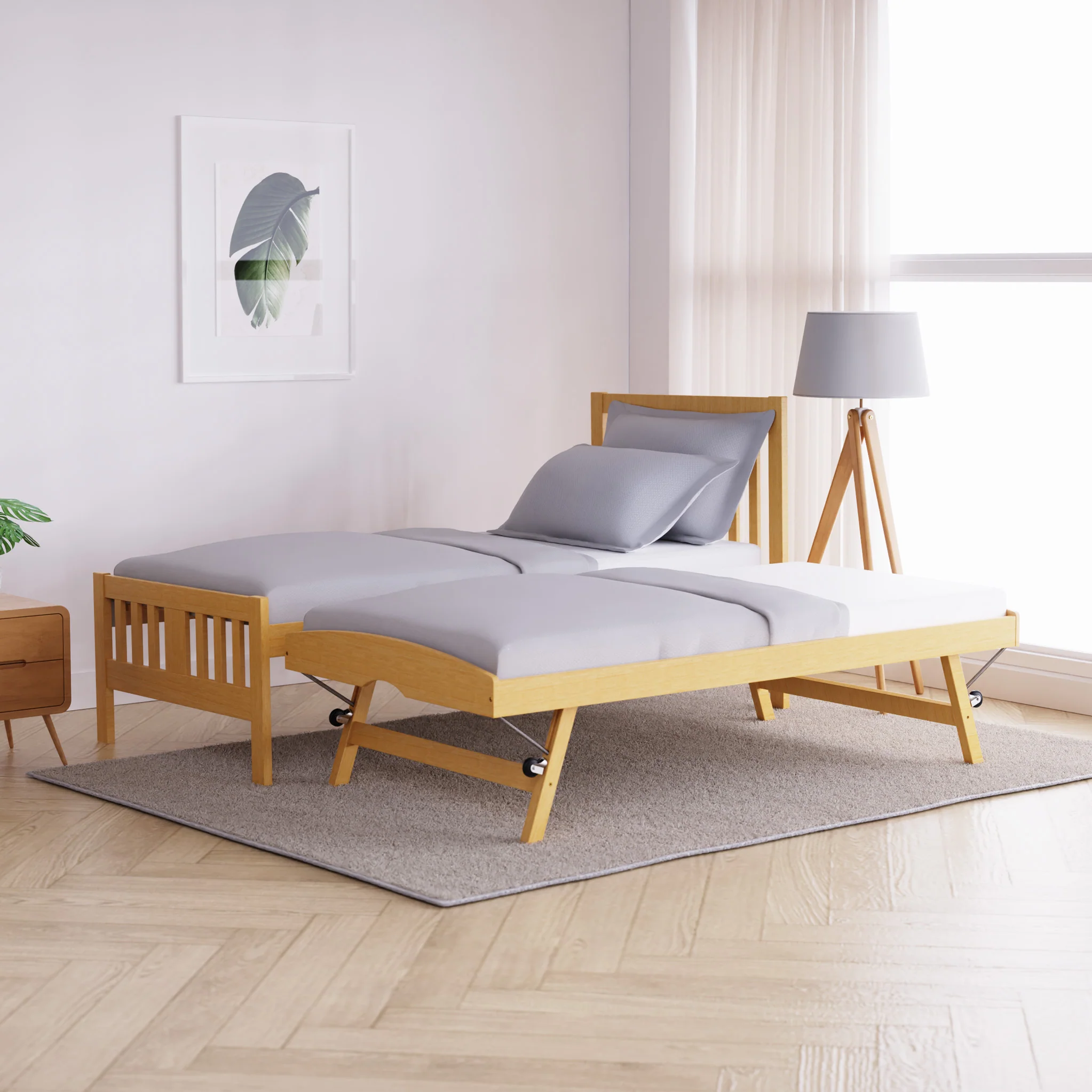Finchley Guest Bed with Trundle - Image 2