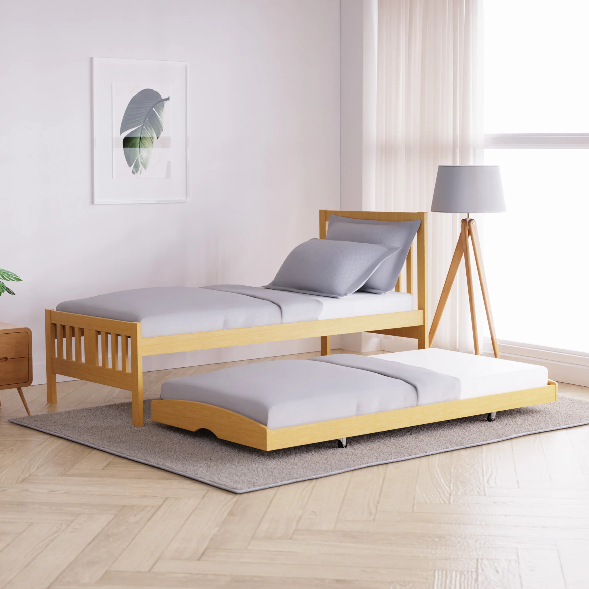 Finchley Guest Bed with Trundle - Image 5