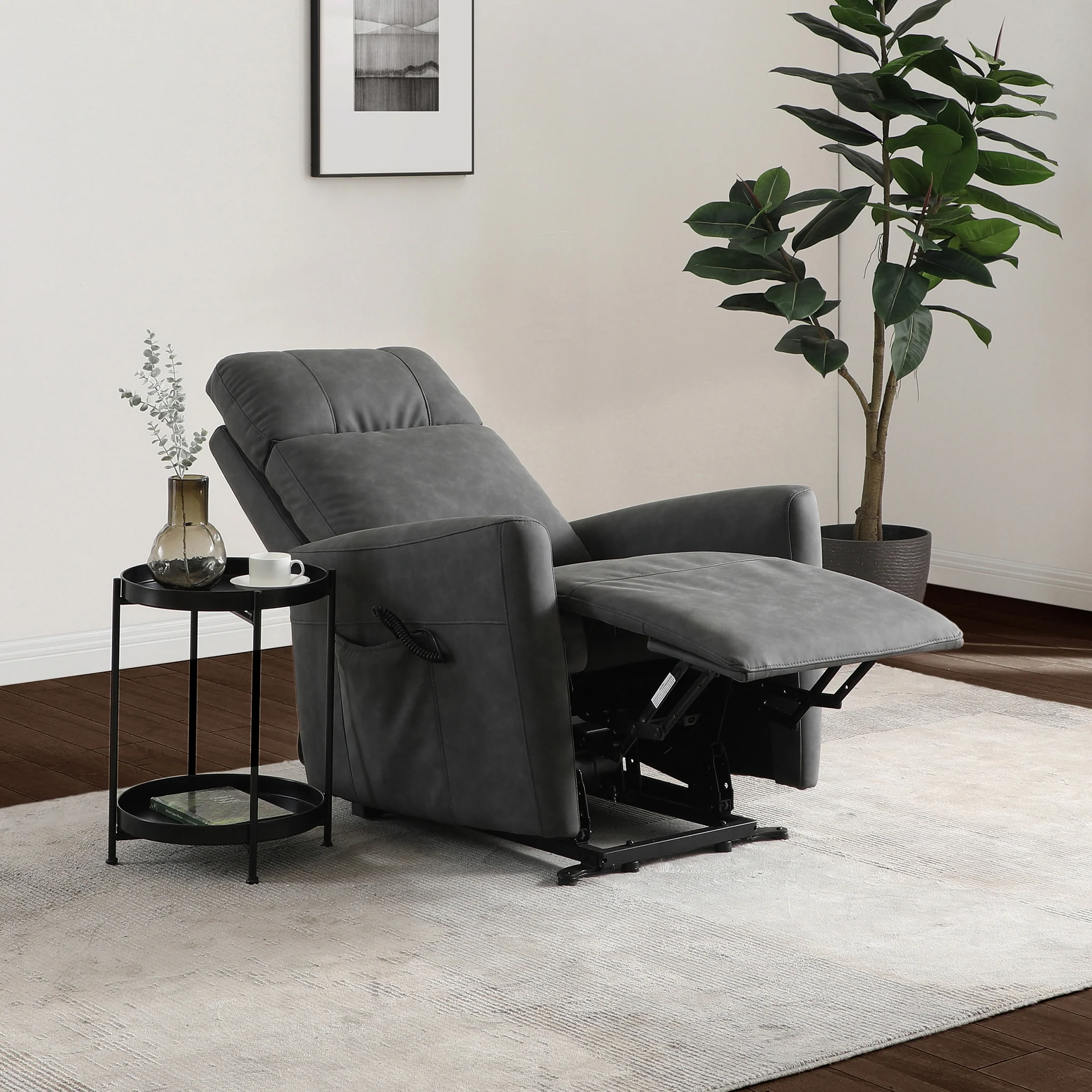 Fleming Tilt & Rise Dual Motor Power Recliner Armchair - Image 10