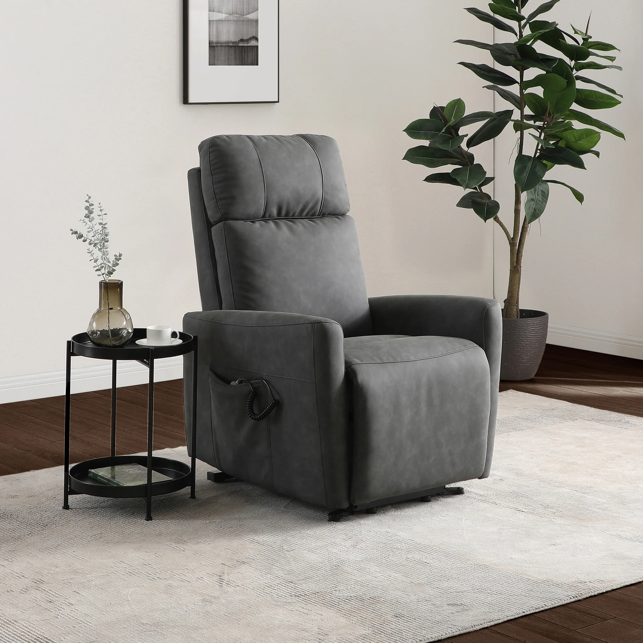 Fleming Tilt & Rise Dual Motor Power Recliner Armchair - Image 2