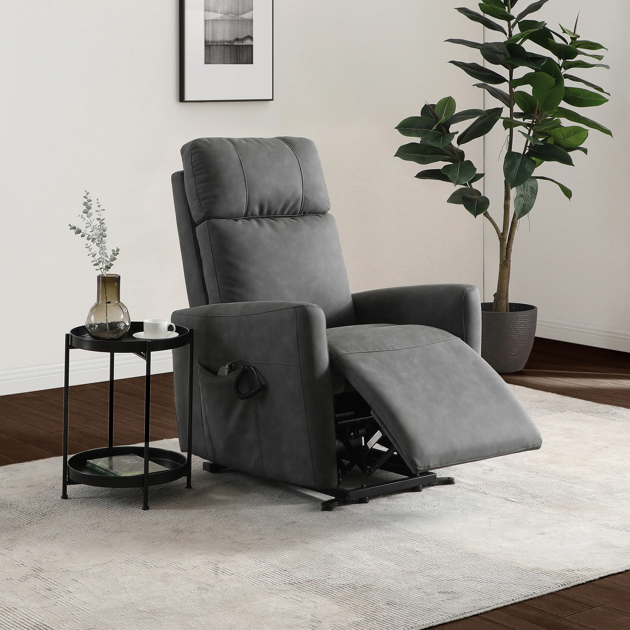 Fleming Tilt & Rise Dual Motor Power Recliner Armchair - Image 3