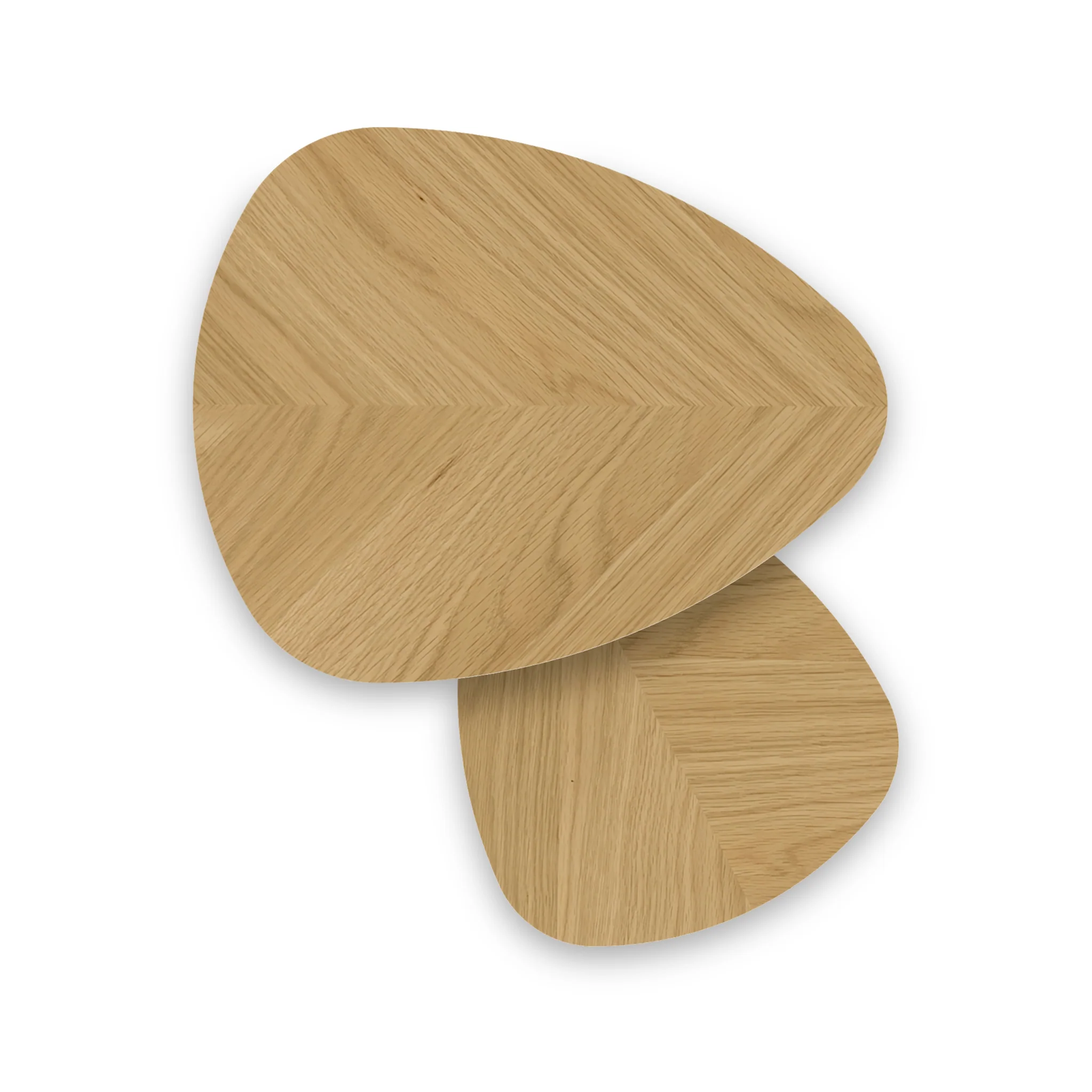 Flintham Oak Nest of Tables - Image 3