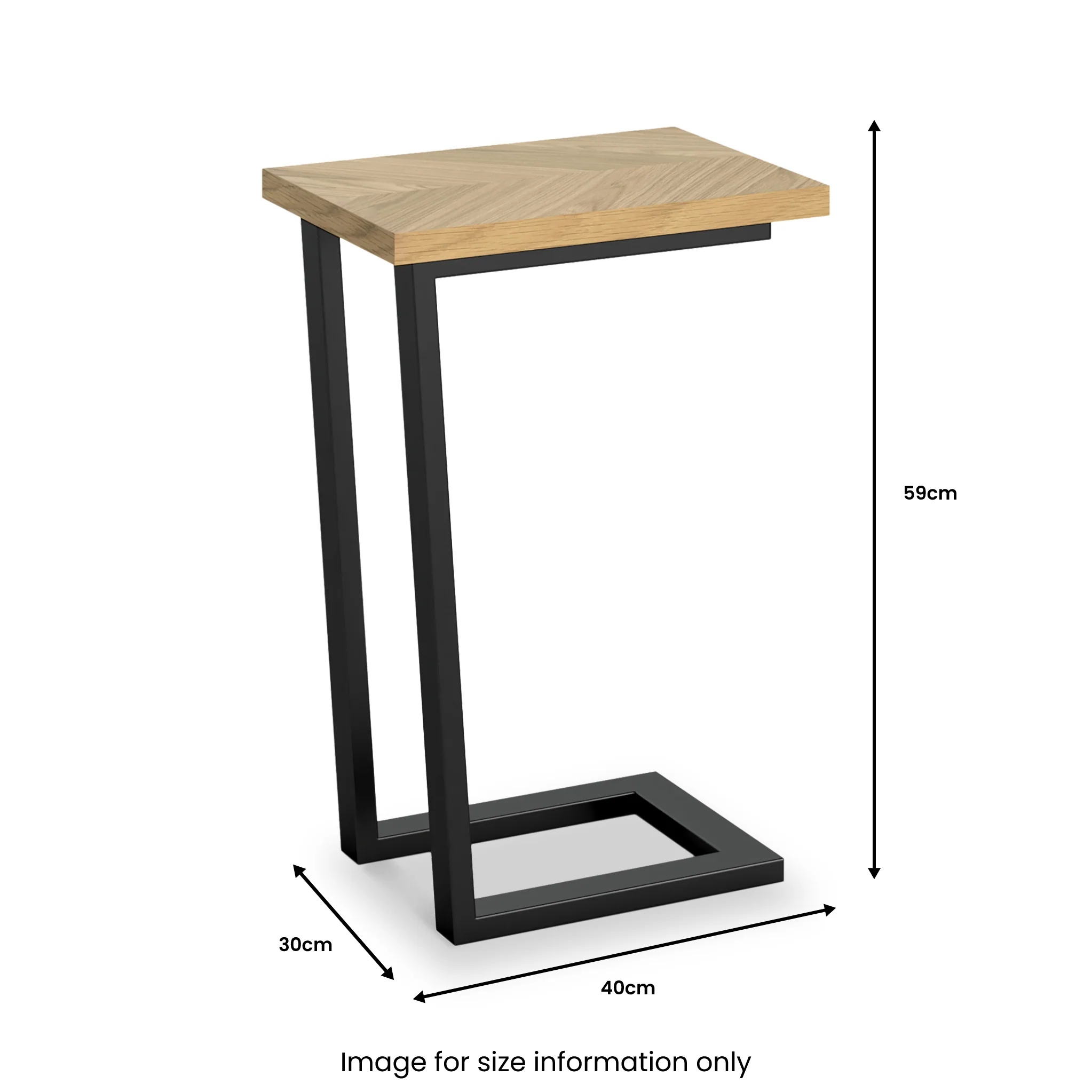 Flintham Oak Side Table - Image 2