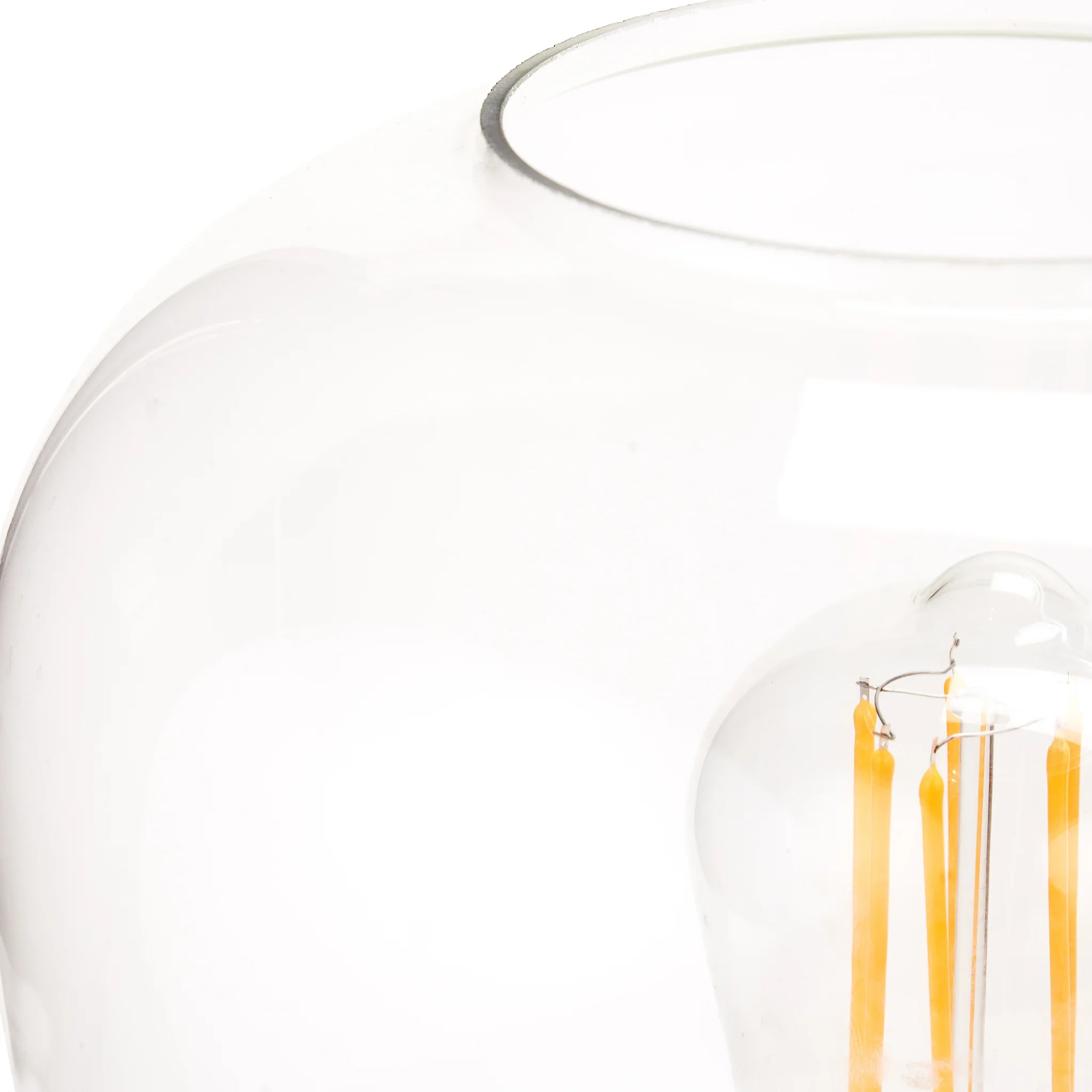 Florence Black Metal & Glass Table Lamp - Image 3