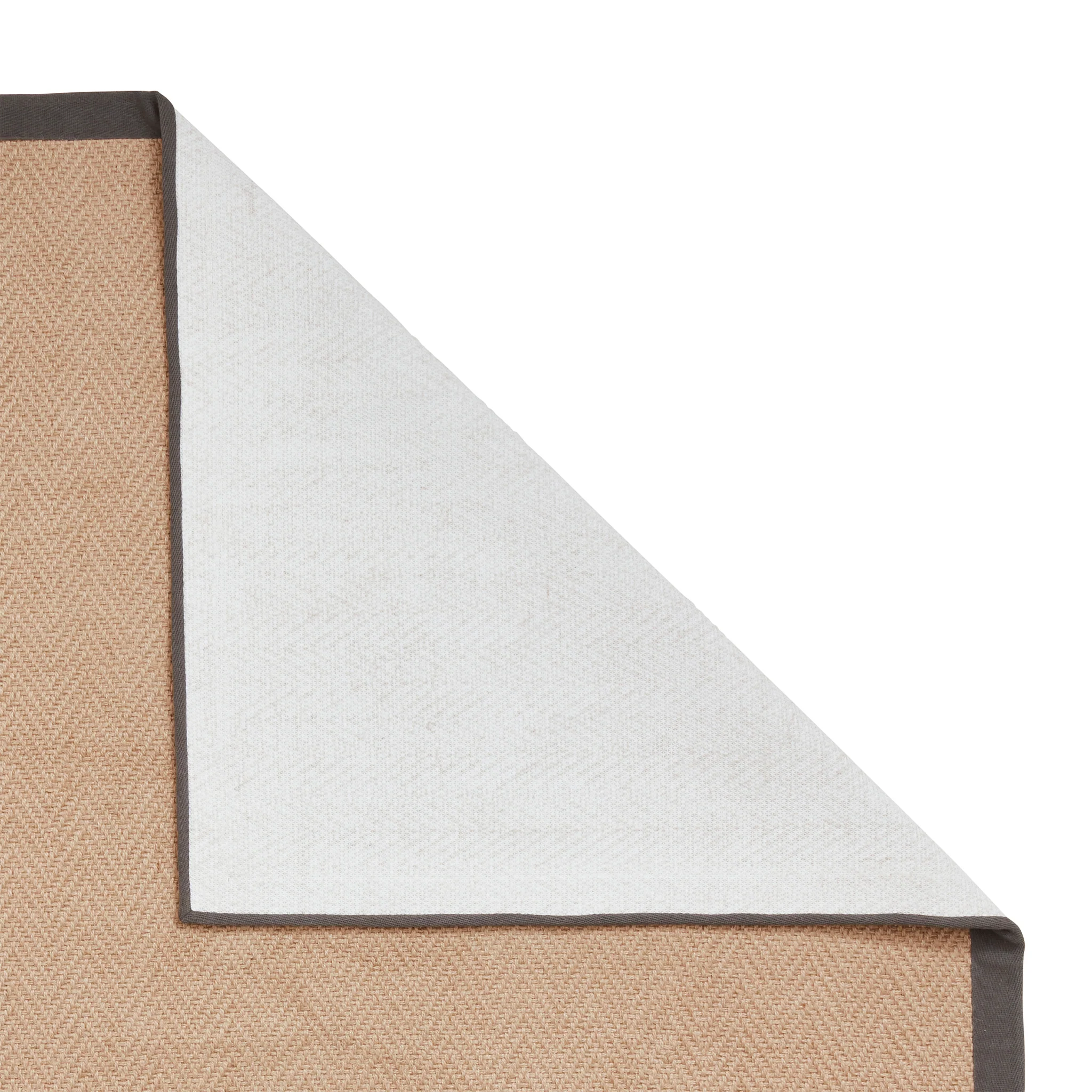 Ford Herringbone Jute Border Rug - Image 19