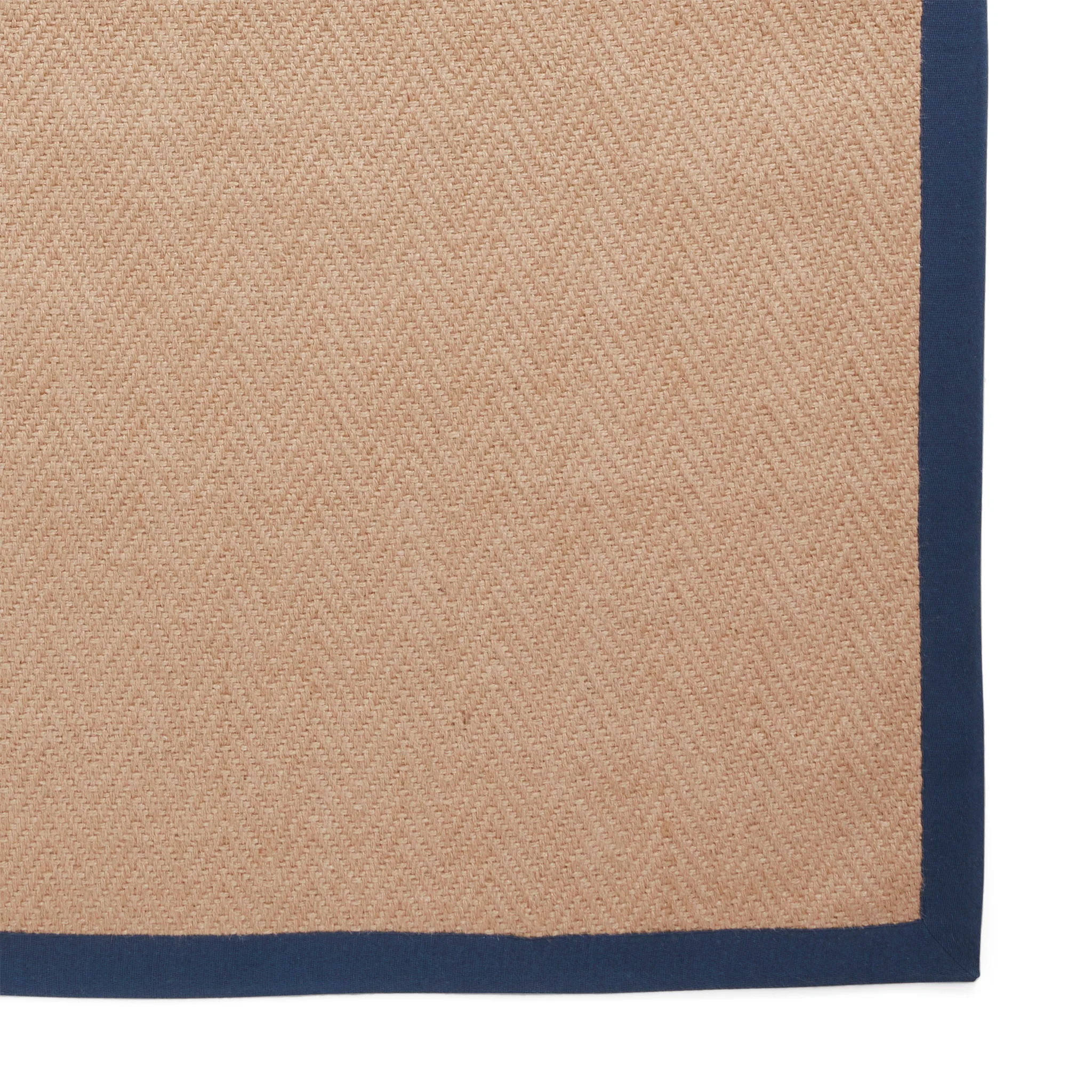 Ford Herringbone Jute Border Rug - Image 45