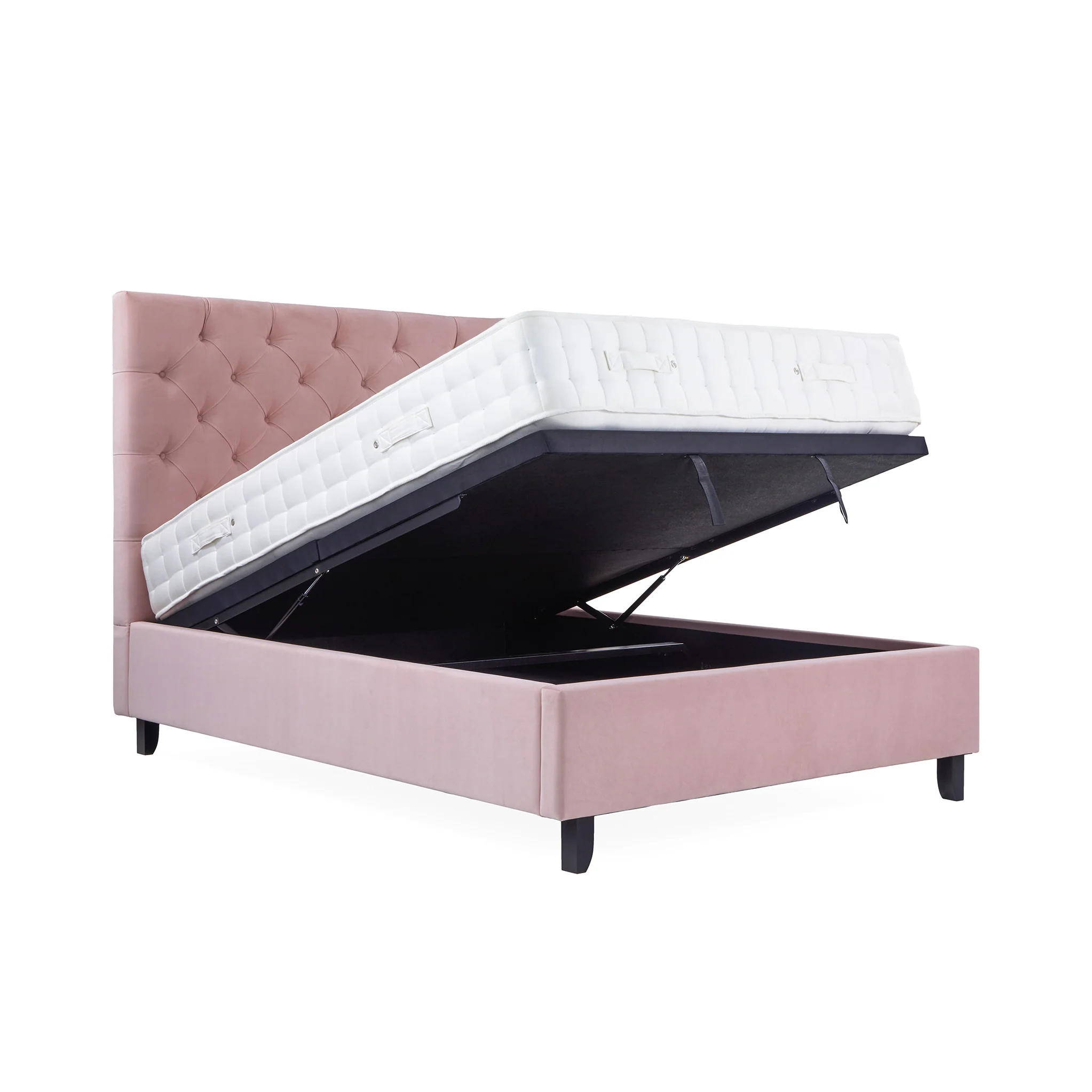 Francis Premier Velvet Ottoman Storage Bed Frame - Image 11