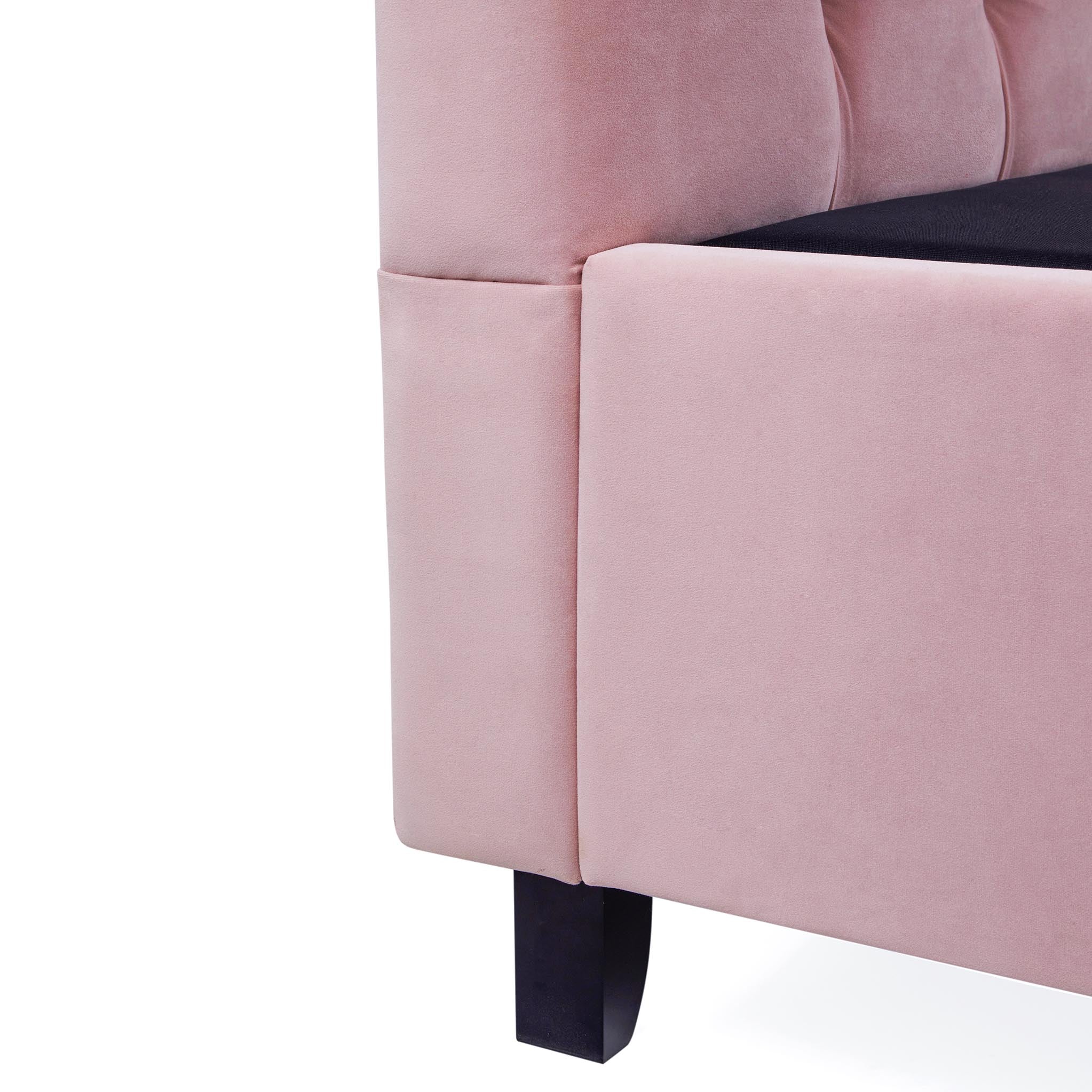 Francis Premier Velvet Ottoman Storage Bed Frame - Image 13
