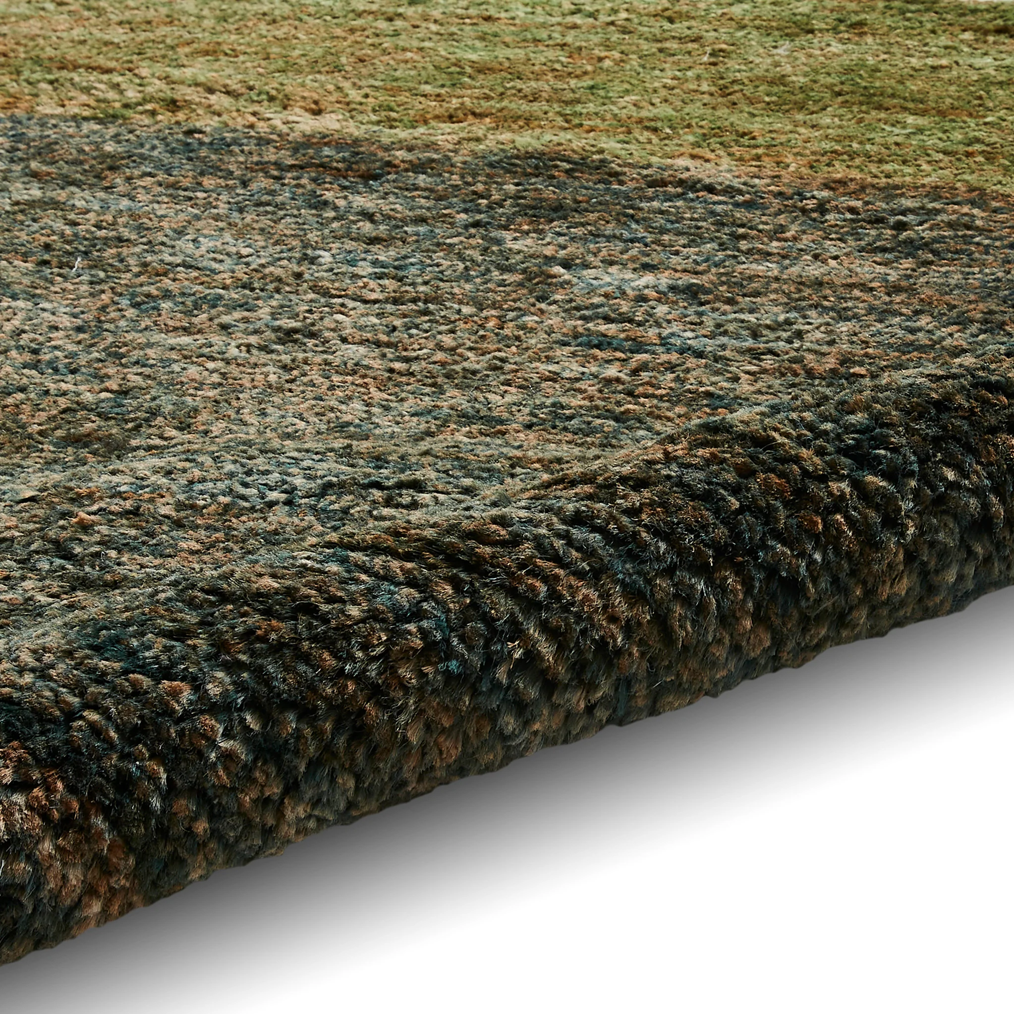 Franklin Natural Hemp Multi Coloured Abstract Rug - Image 4