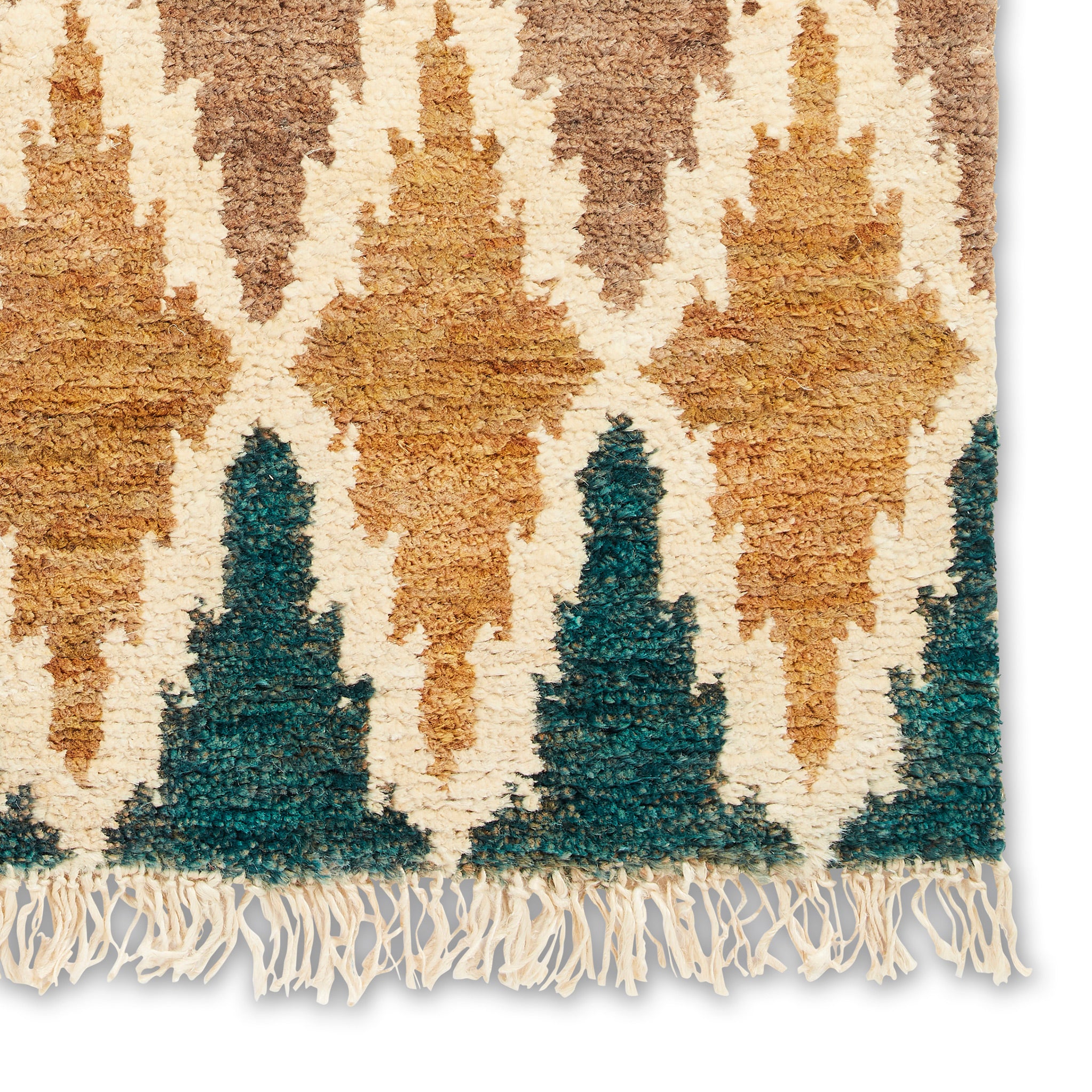 Franklin Natural Hemp Multi Coloured Diamond Rug - Image 6