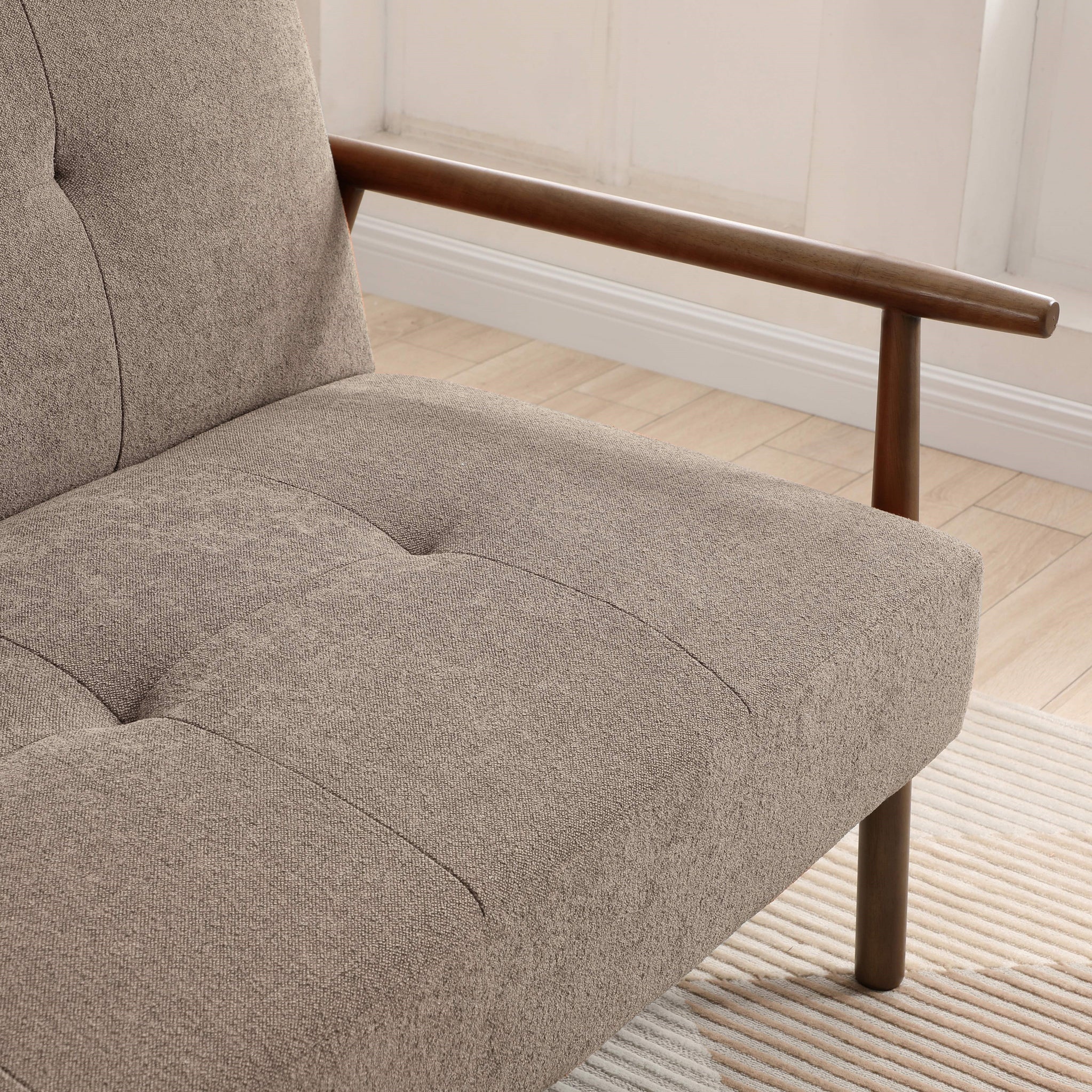 Frazier 3 Seater Button Back Sofa Bed - Image 22