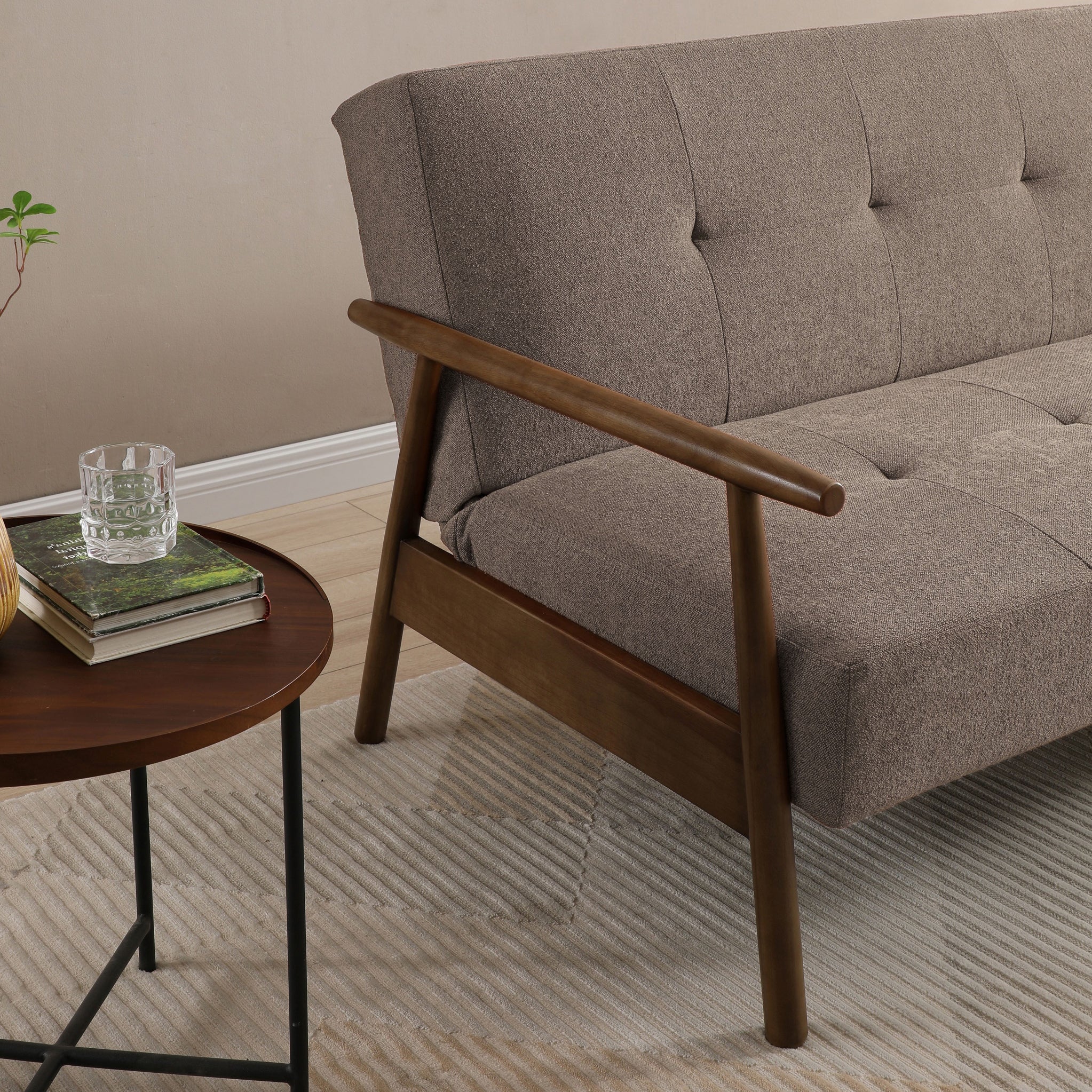 Frazier 3 Seater Button Back Sofa Bed - Image 24