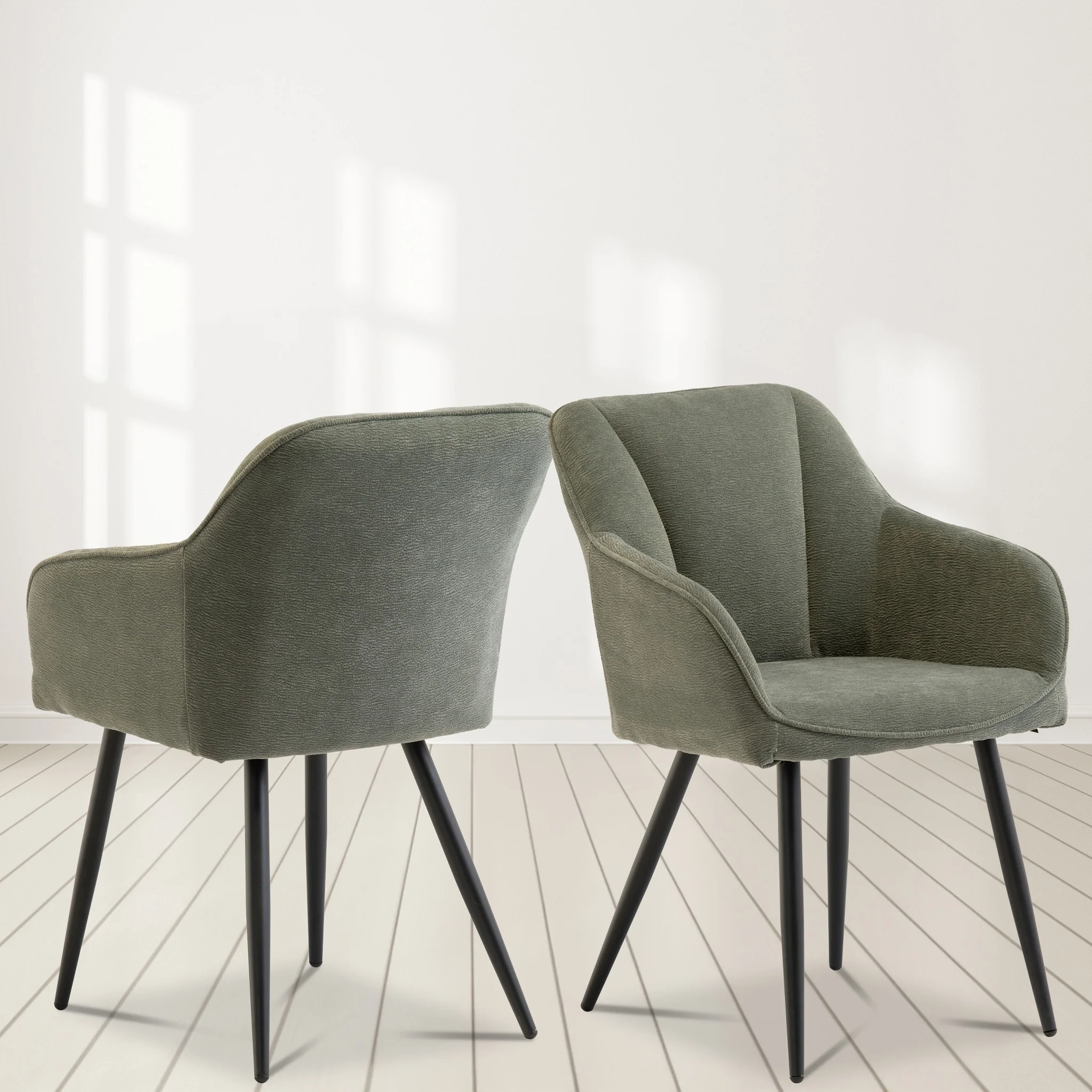 Frida Soft Textured Dining Chair - Image 2