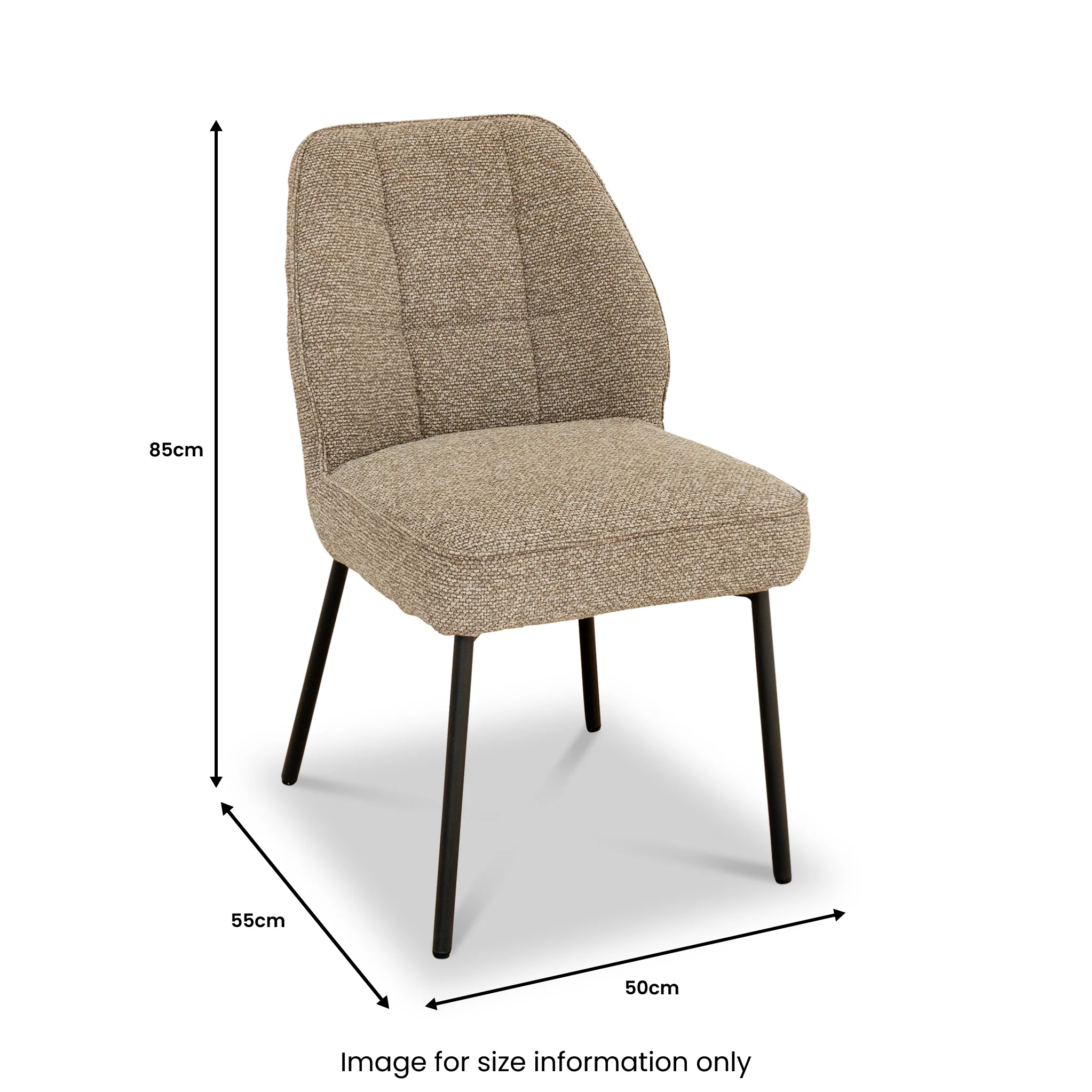Garcia Textured Dining Chair - Image 5